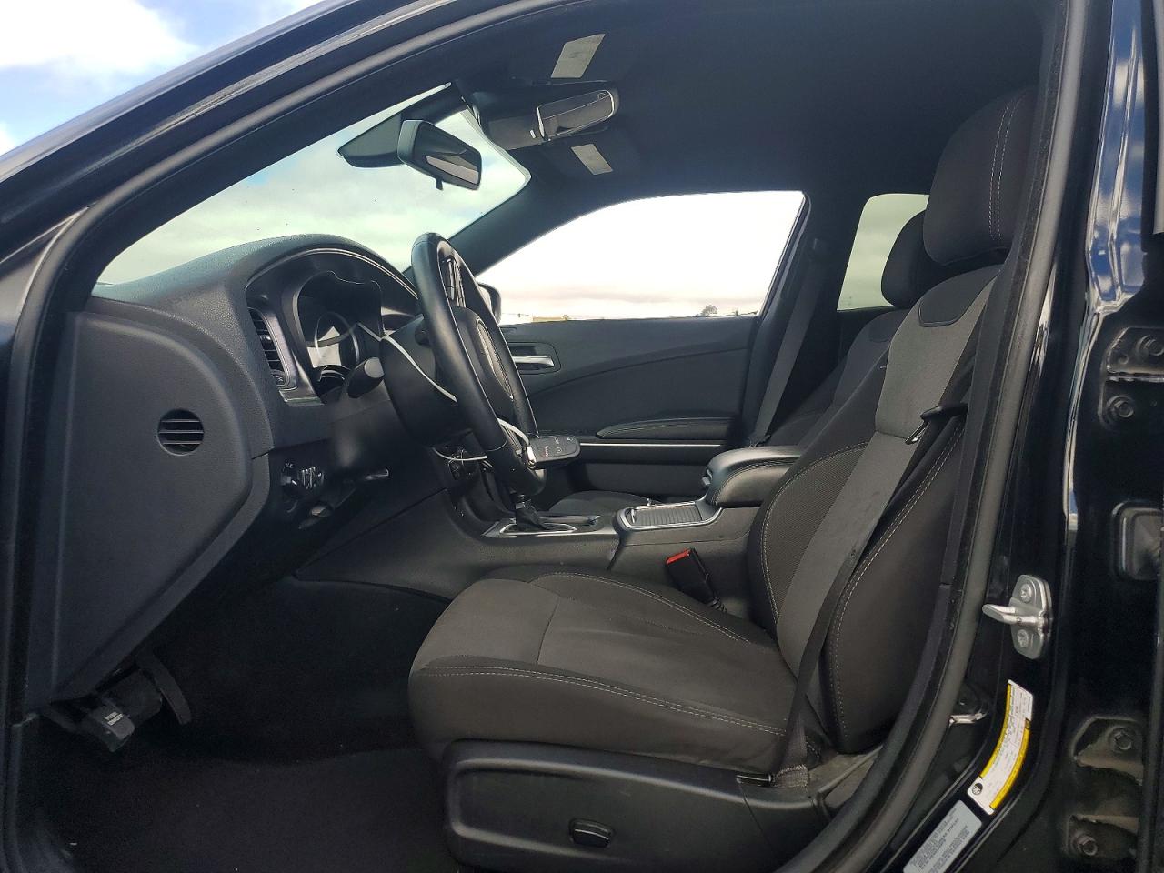 2015 Dodge Charger Se Black vin: 2C3CDXBGXFH865958