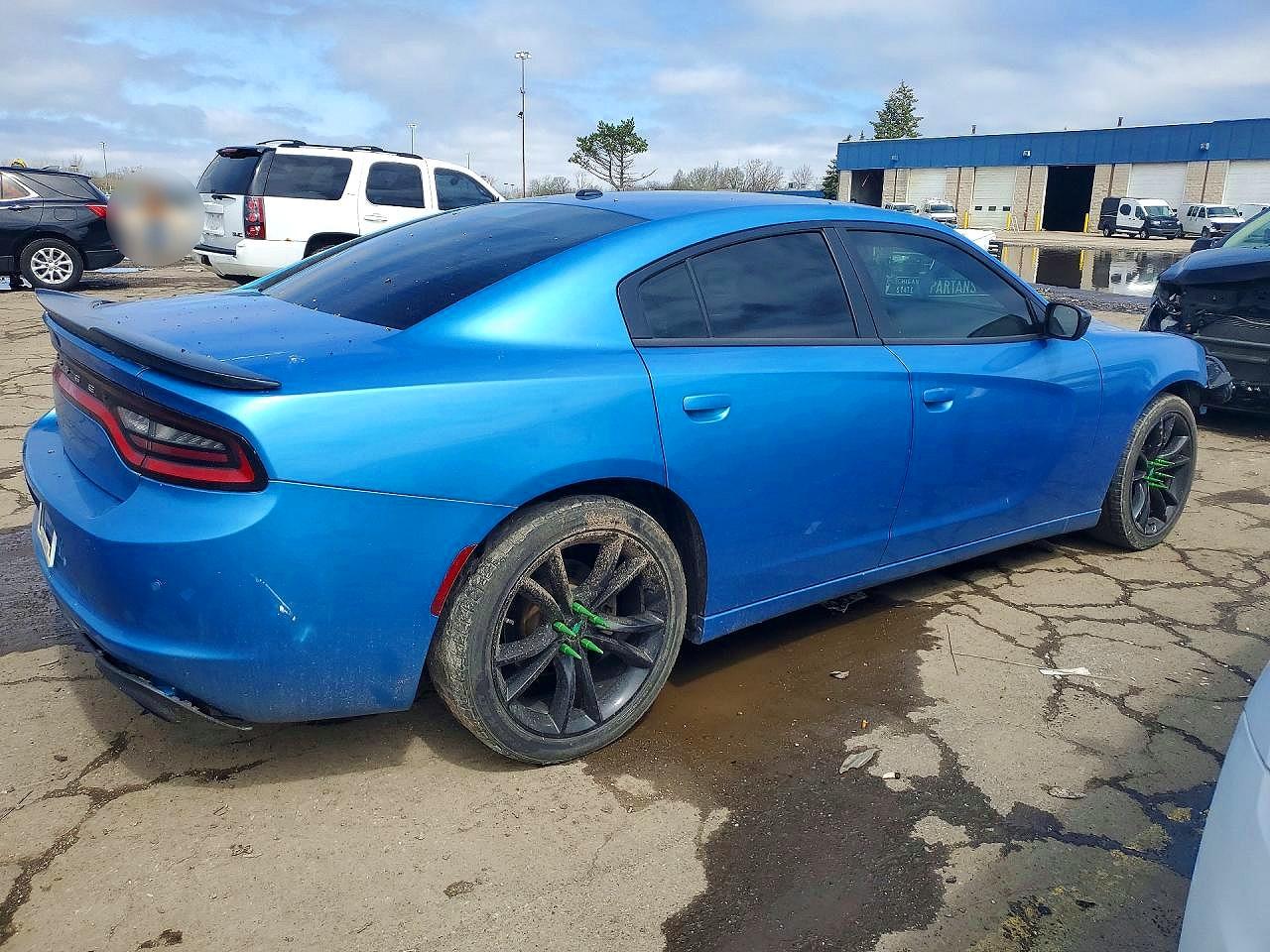 2018 Dodge Charger Sxt Blue vin: 2C3CDXBGXJH306936