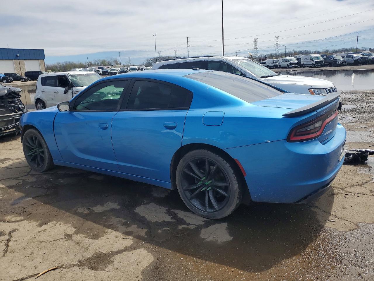 2018 Dodge Charger Sxt Blue vin: 2C3CDXBGXJH306936