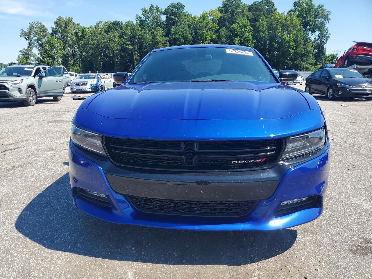 2019 Dodge Charger Sxt Синий vin: 2C3CDXBGXKH572233