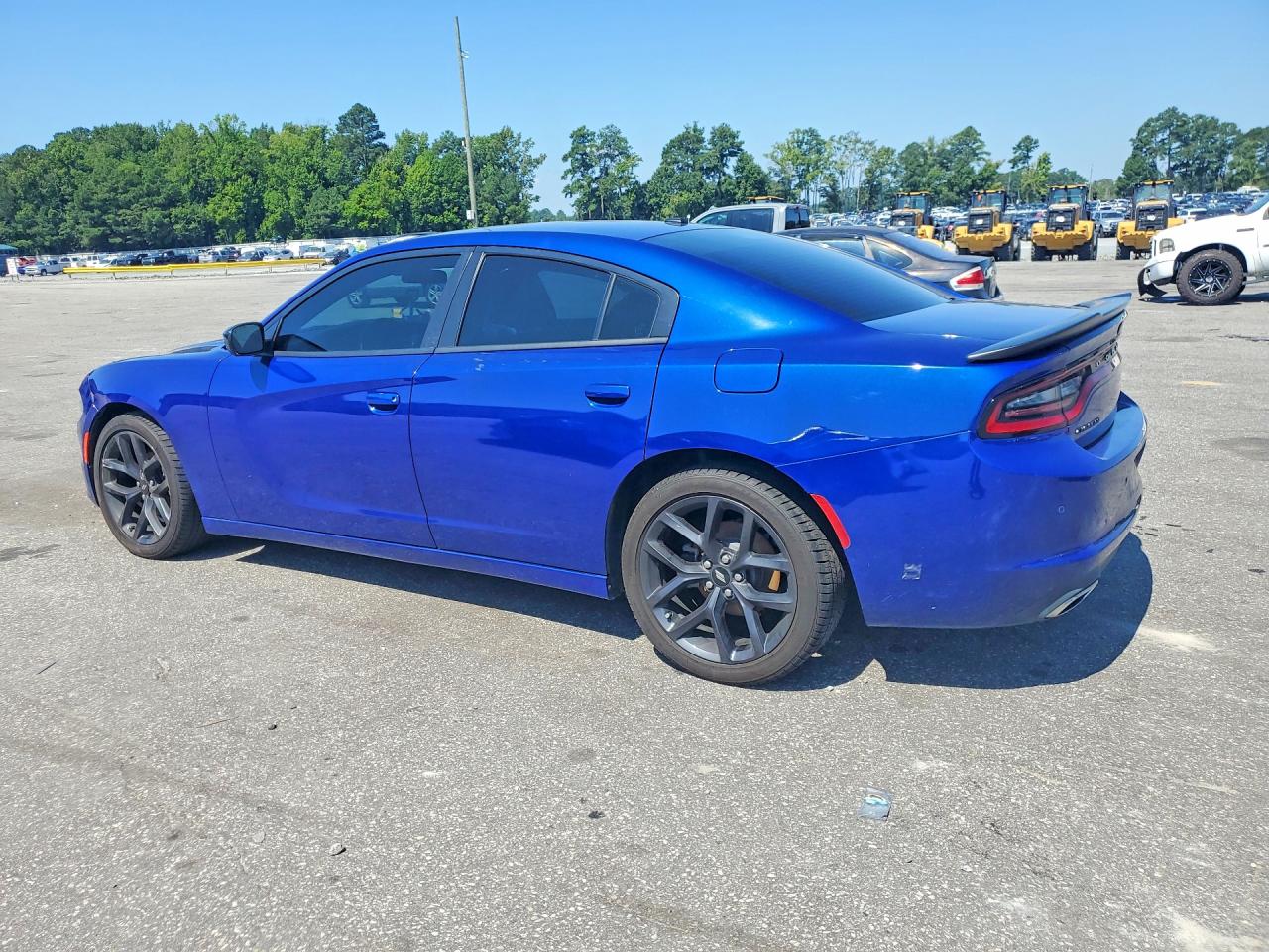 2019 Dodge Charger Sxt Синий vin: 2C3CDXBGXKH572233