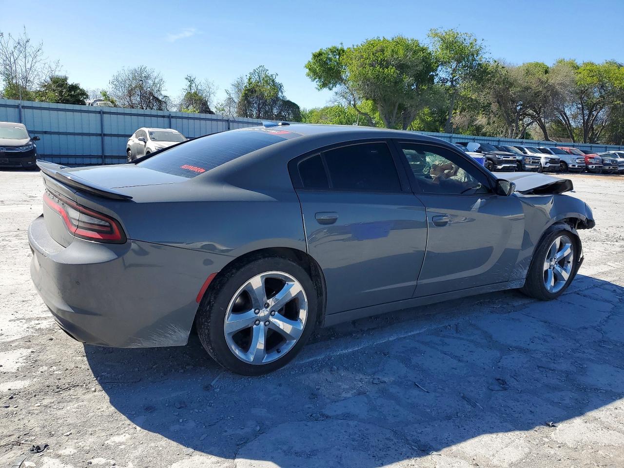 2019 Dodge Charger Sxt Gray vin: 2C3CDXBGXKH709624