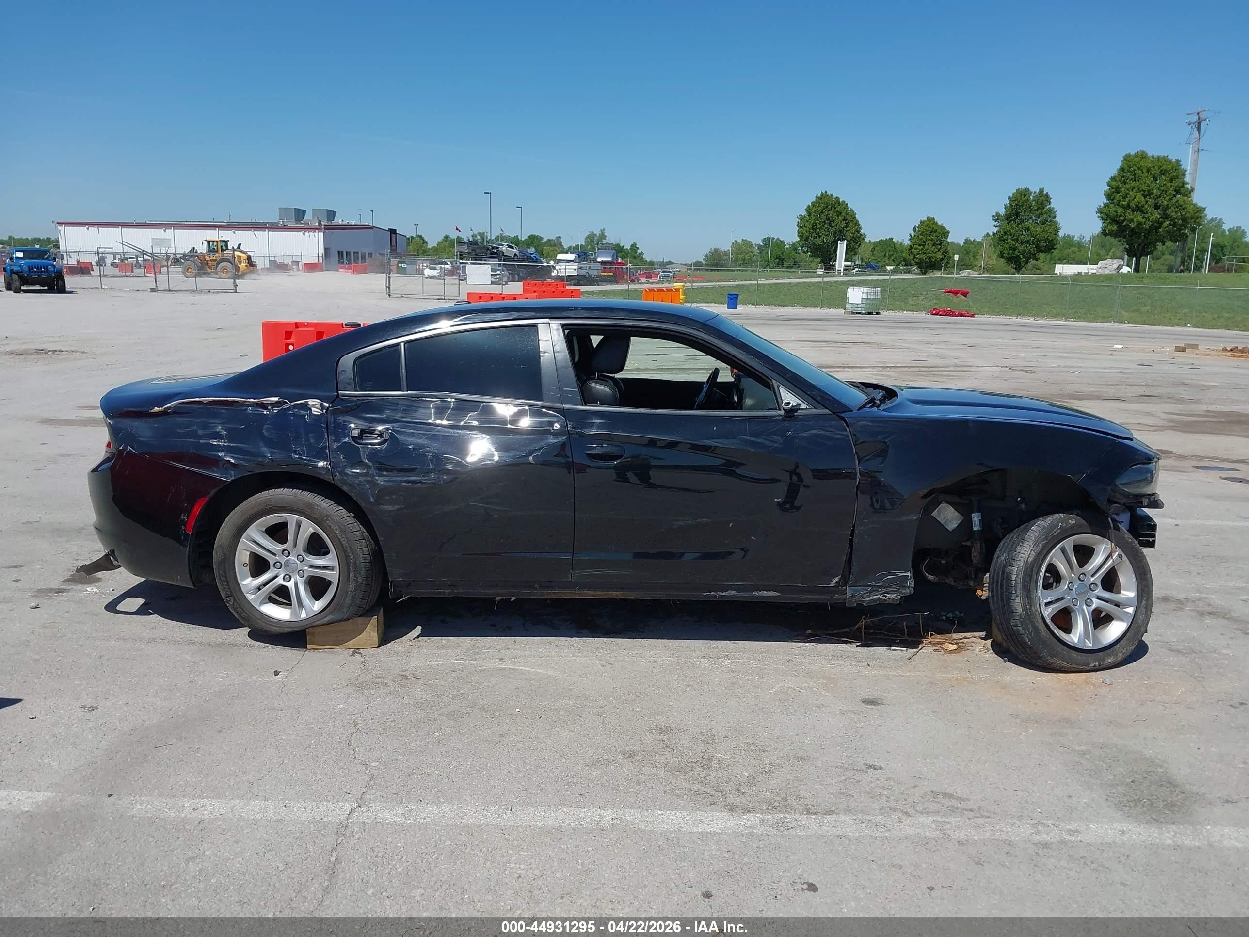 2019 Dodge Charger Sxt Rwd Black vin: 2C3CDXBGXKH760167