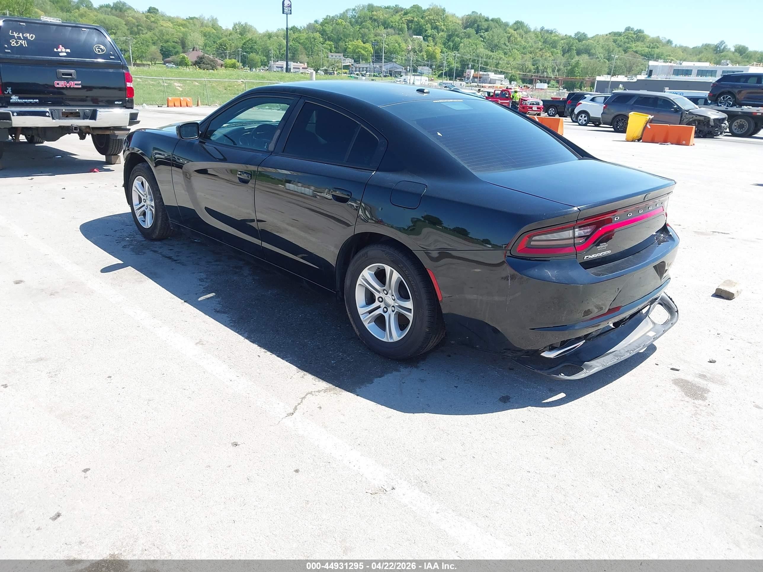 2019 Dodge Charger Sxt Rwd Black vin: 2C3CDXBGXKH760167