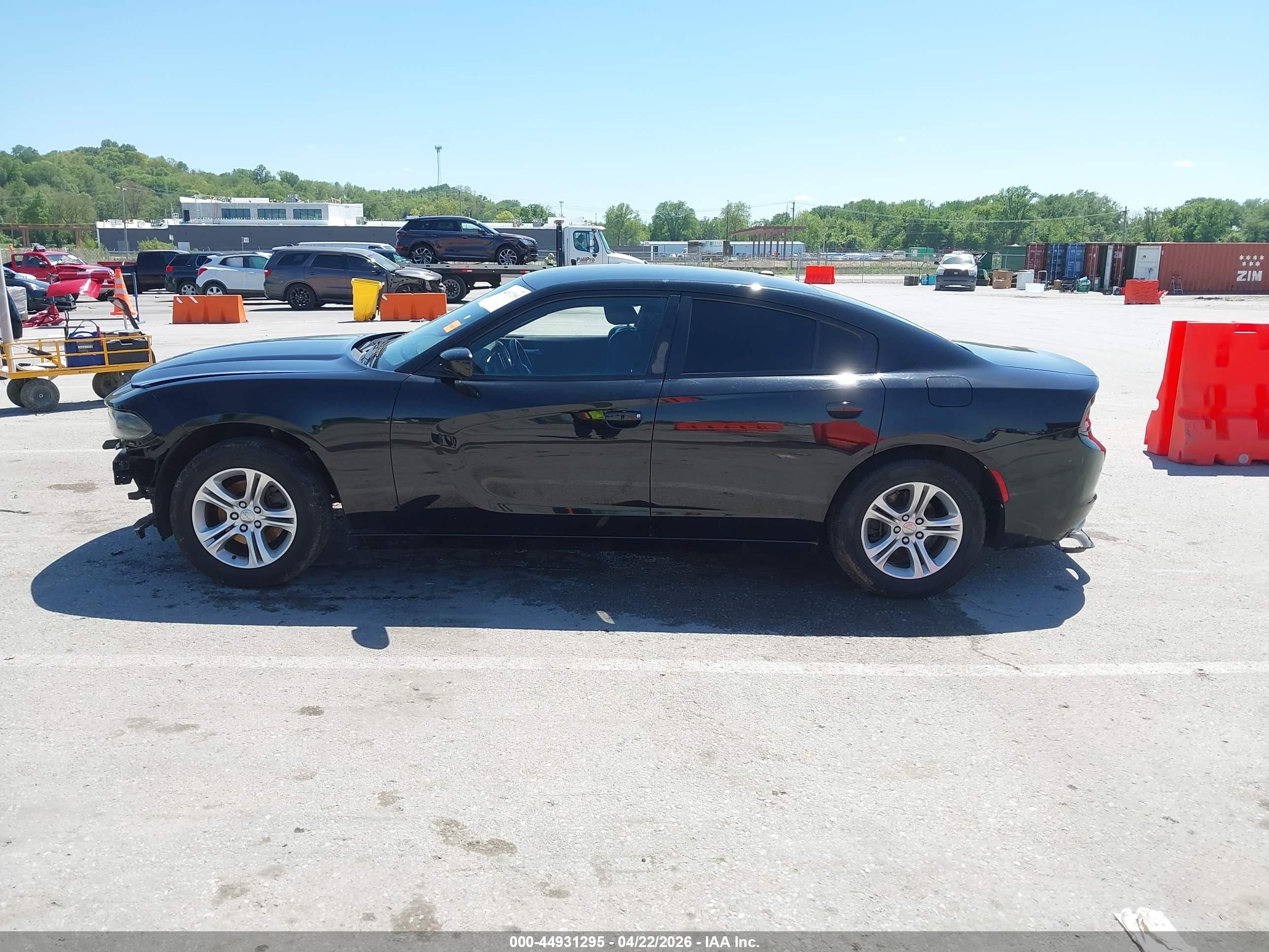 2019 Dodge Charger Sxt Rwd Black vin: 2C3CDXBGXKH760167