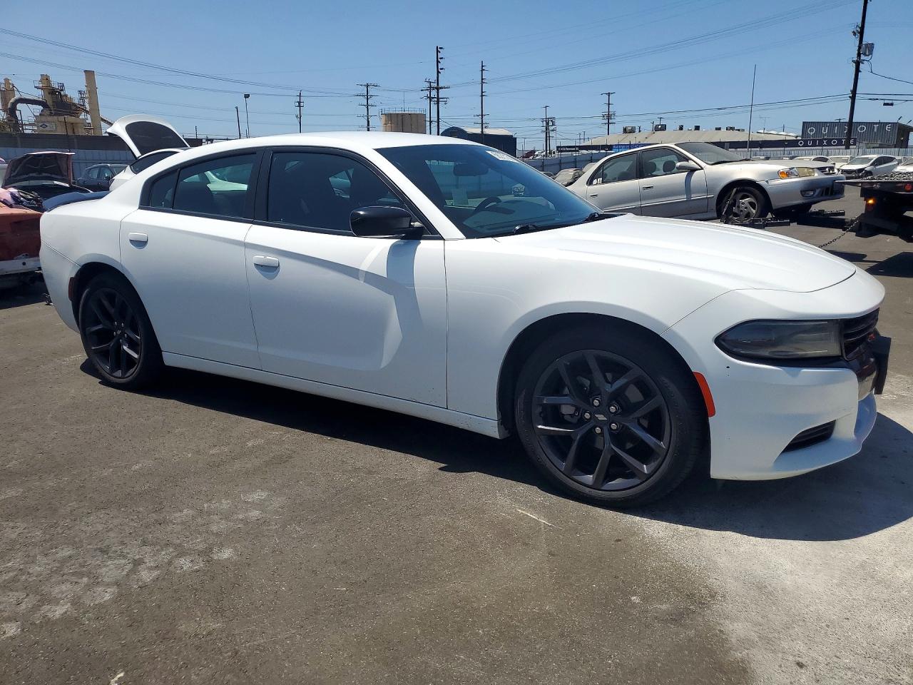 2021 Dodge Charger Sxt White vin: 2C3CDXBGXMH682668