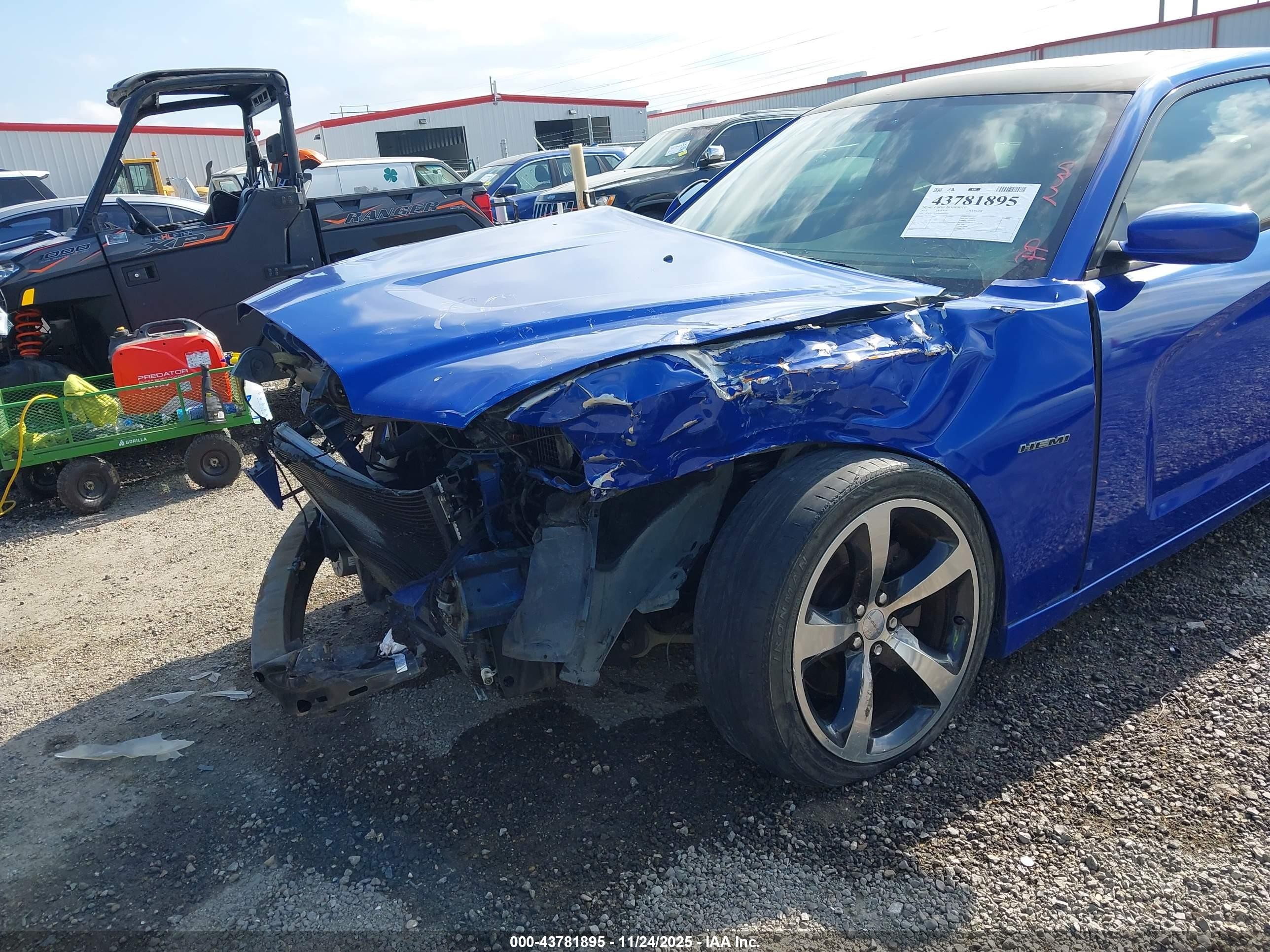 2013 Dodge Charger Road/track Blue vin: 2C3CDXCT0DH680942