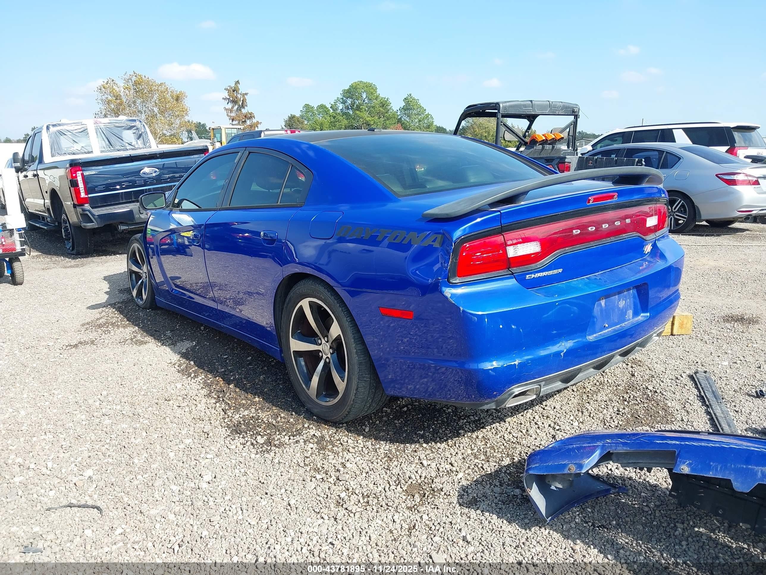2013 Dodge Charger Road/track Blue vin: 2C3CDXCT0DH680942