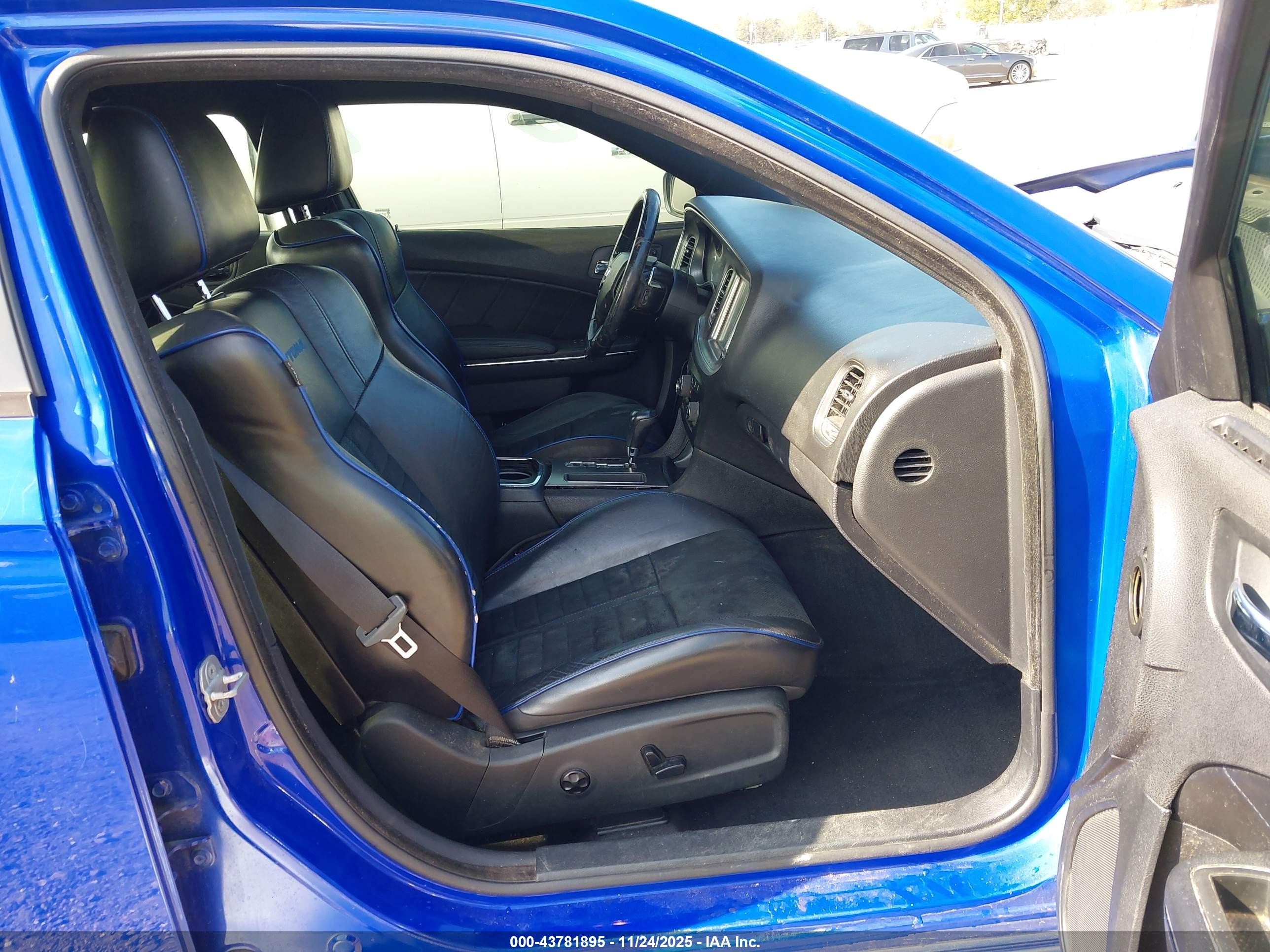 2013 Dodge Charger Road/track Blue vin: 2C3CDXCT0DH680942