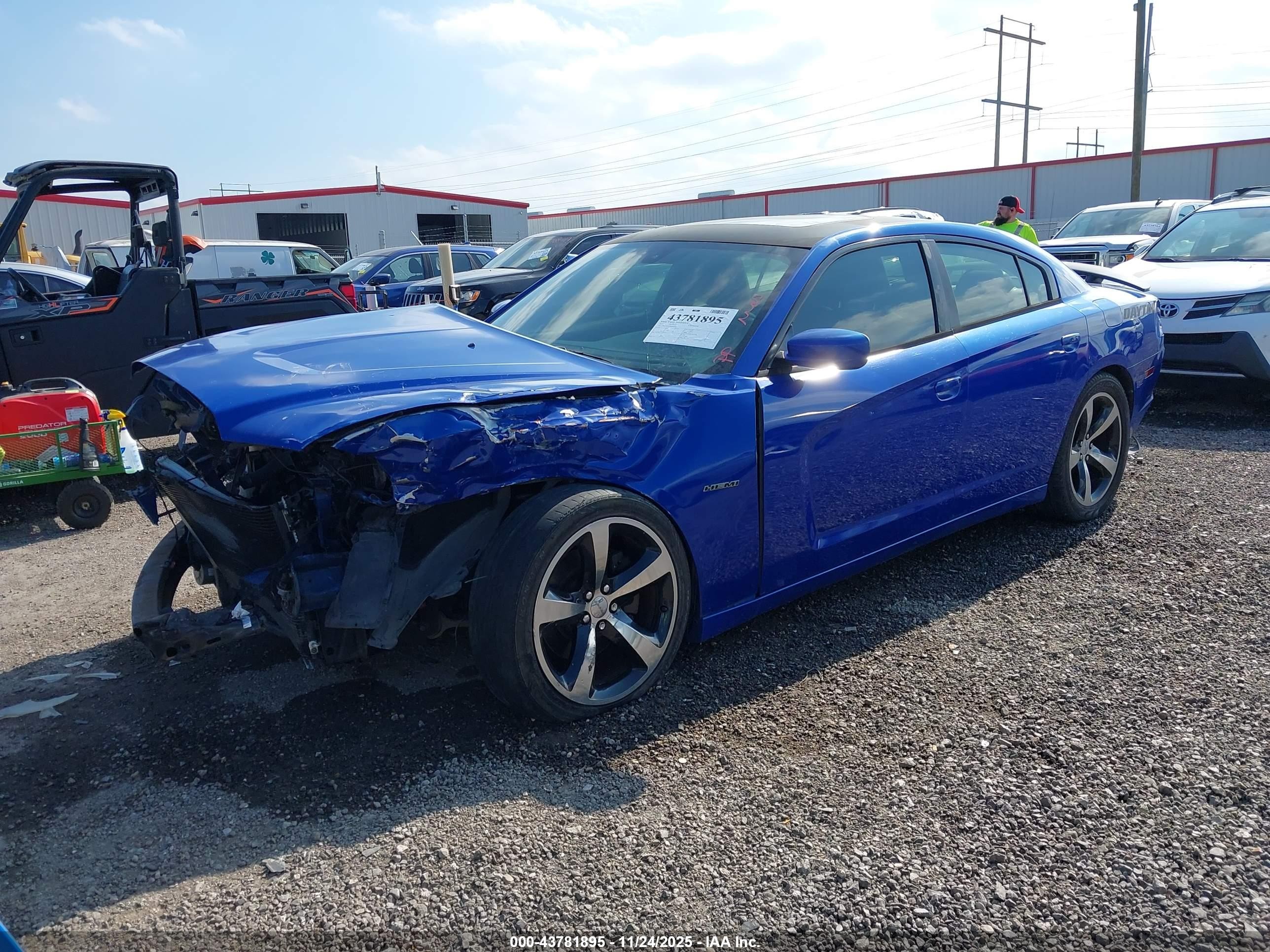2013 Dodge Charger Road/track Blue vin: 2C3CDXCT0DH680942