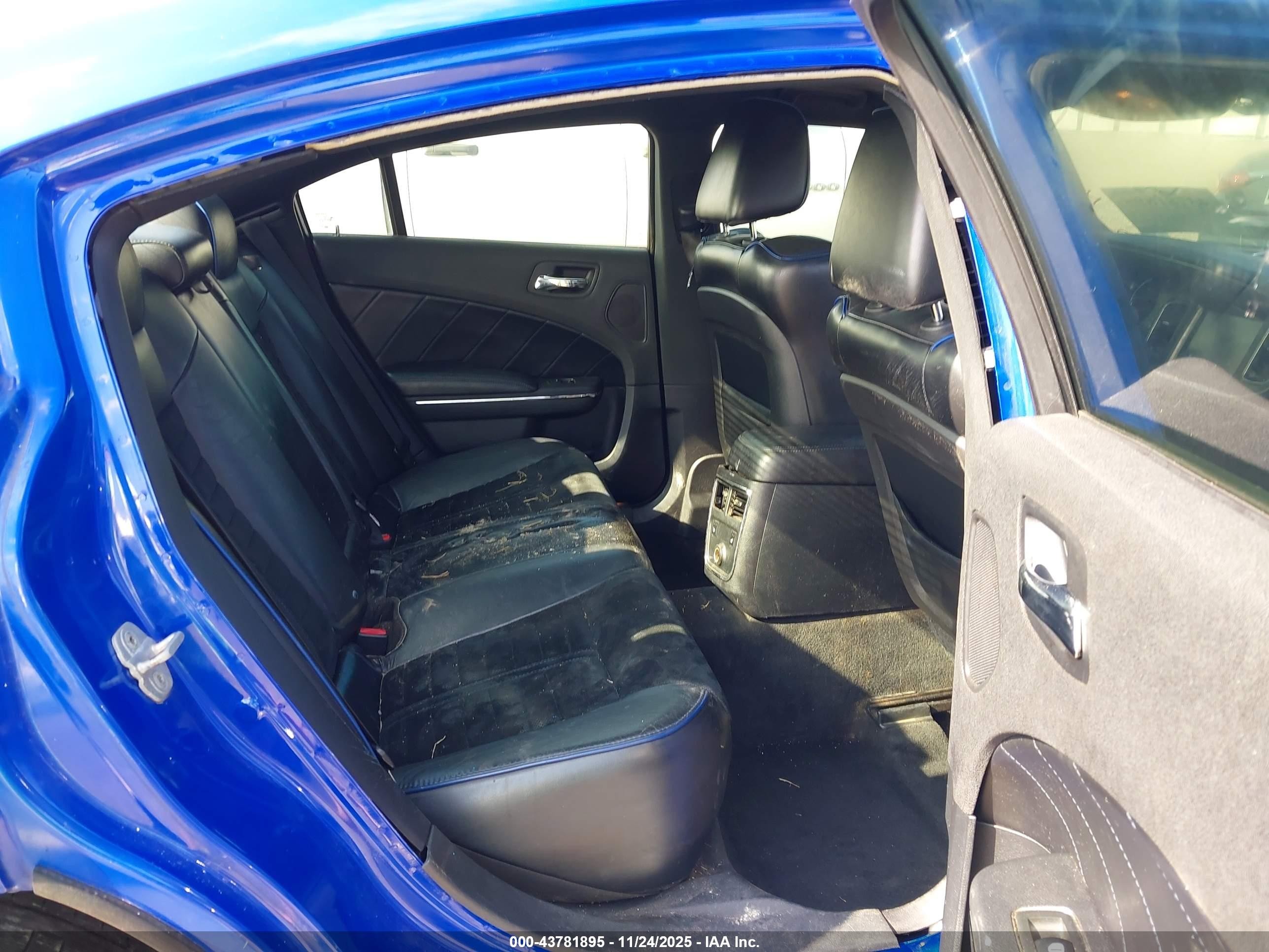 2013 Dodge Charger Road/track Blue vin: 2C3CDXCT0DH680942