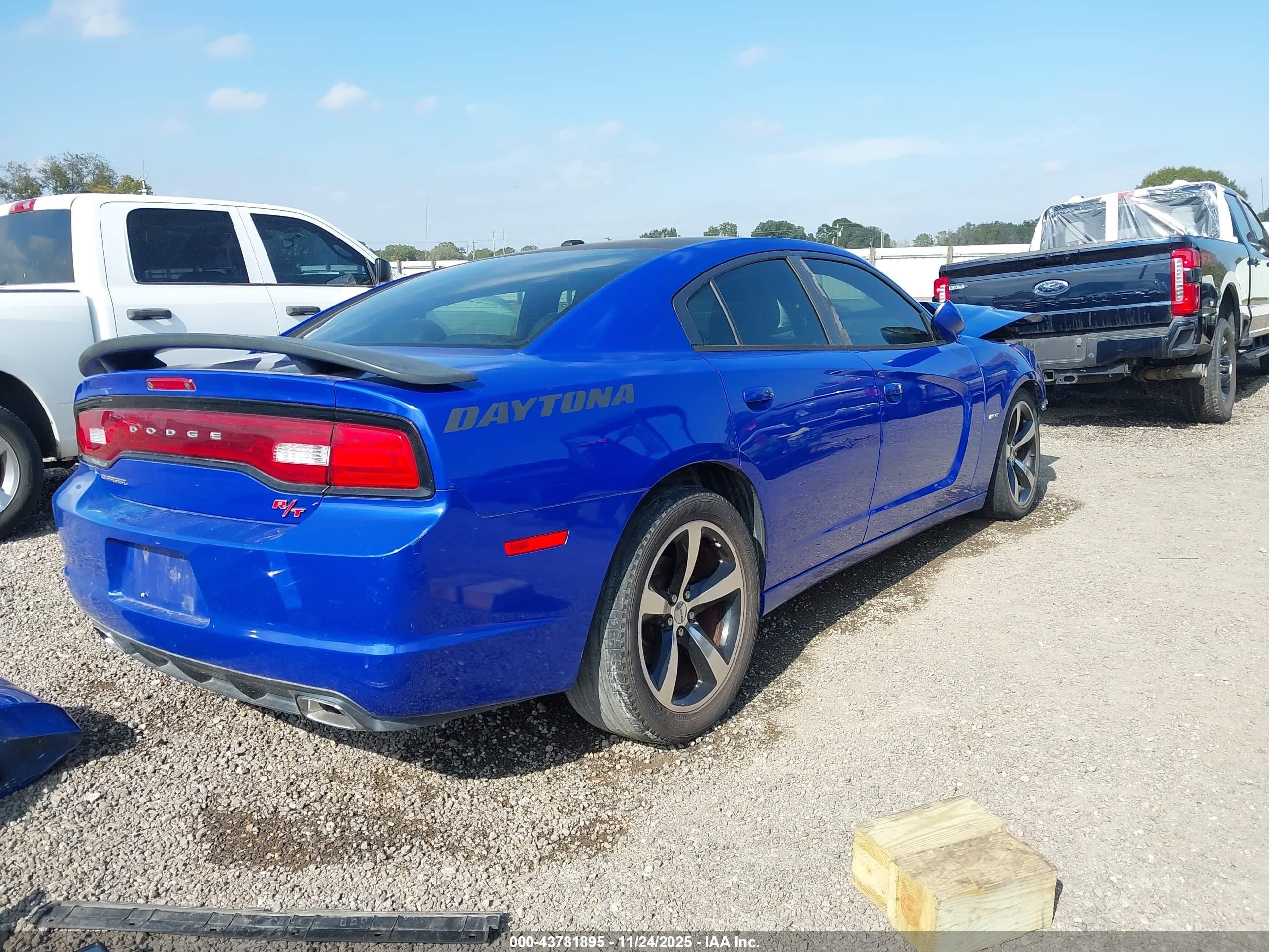 2013 Dodge Charger Road/track Blue vin: 2C3CDXCT0DH680942