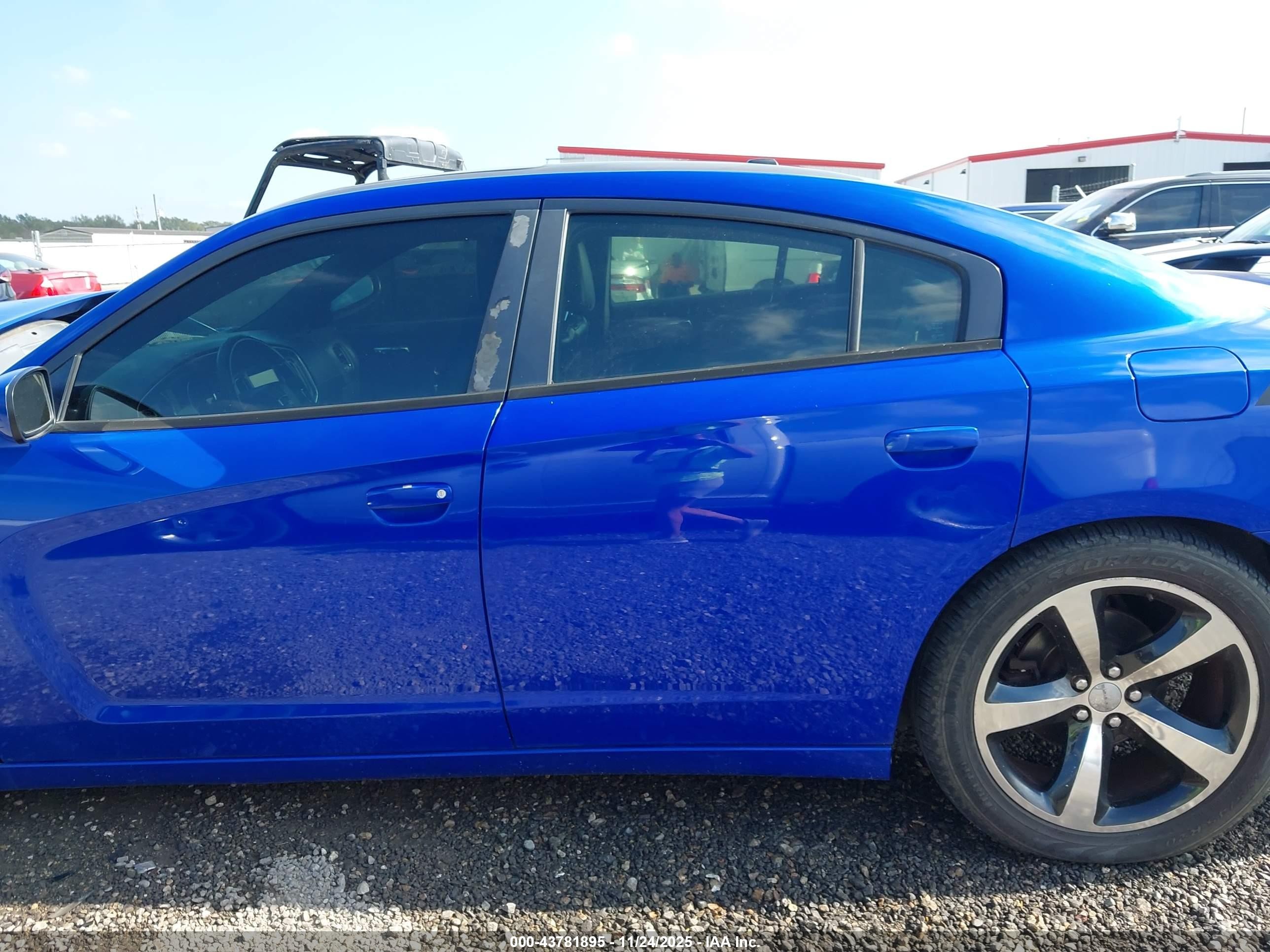 2013 Dodge Charger Road/track Blue vin: 2C3CDXCT0DH680942