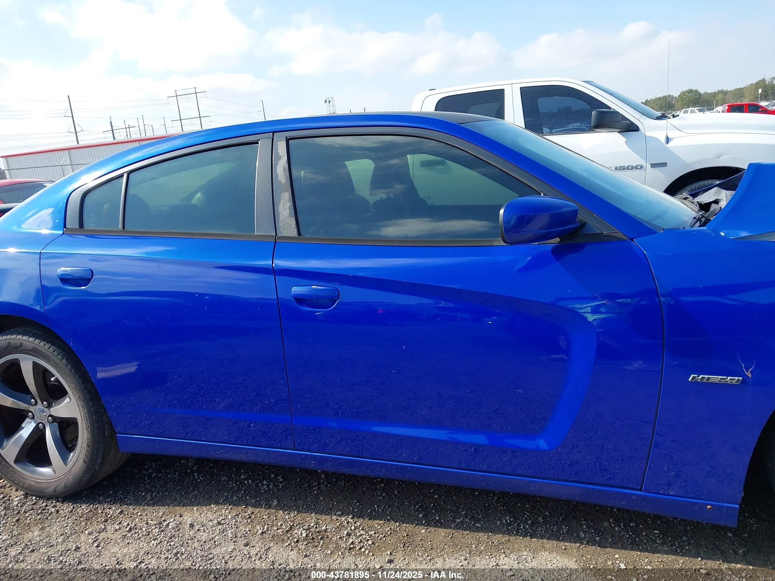 2013 Dodge Charger Road/track Blue vin: 2C3CDXCT0DH680942