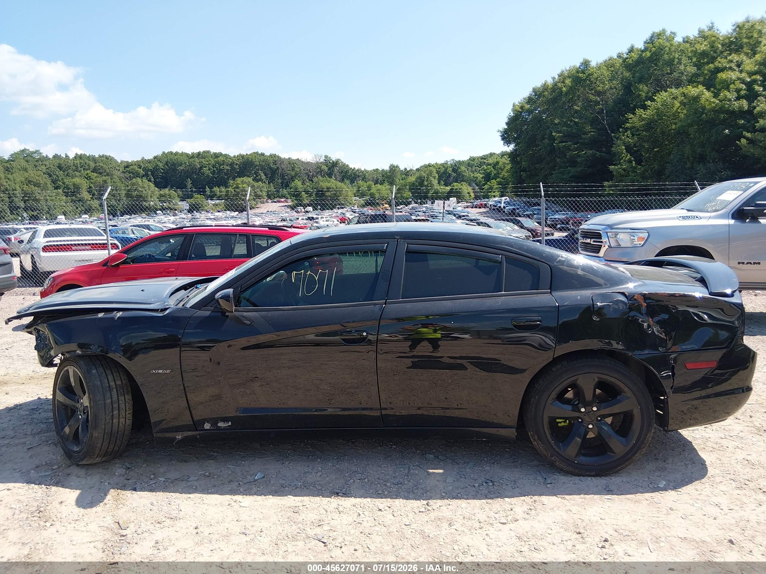 2013 Dodge Charger R/t Black vin: 2C3CDXCT0DH725555