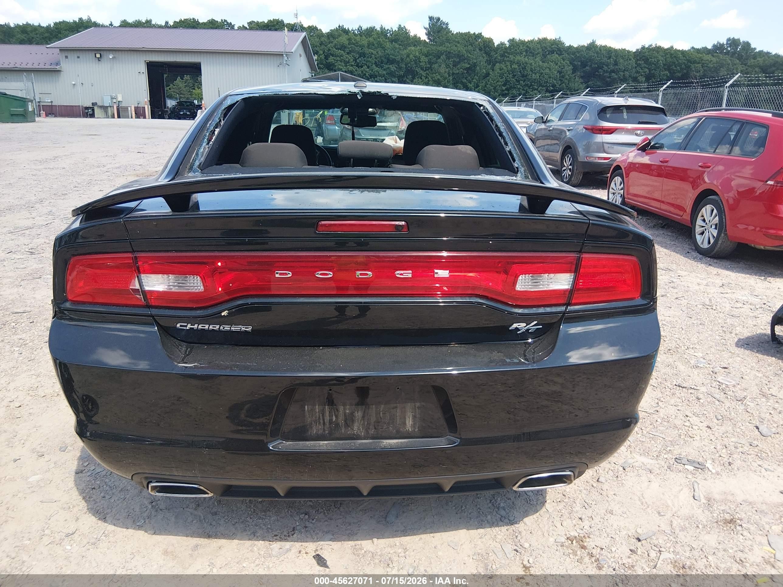 2013 Dodge Charger R/t Black vin: 2C3CDXCT0DH725555