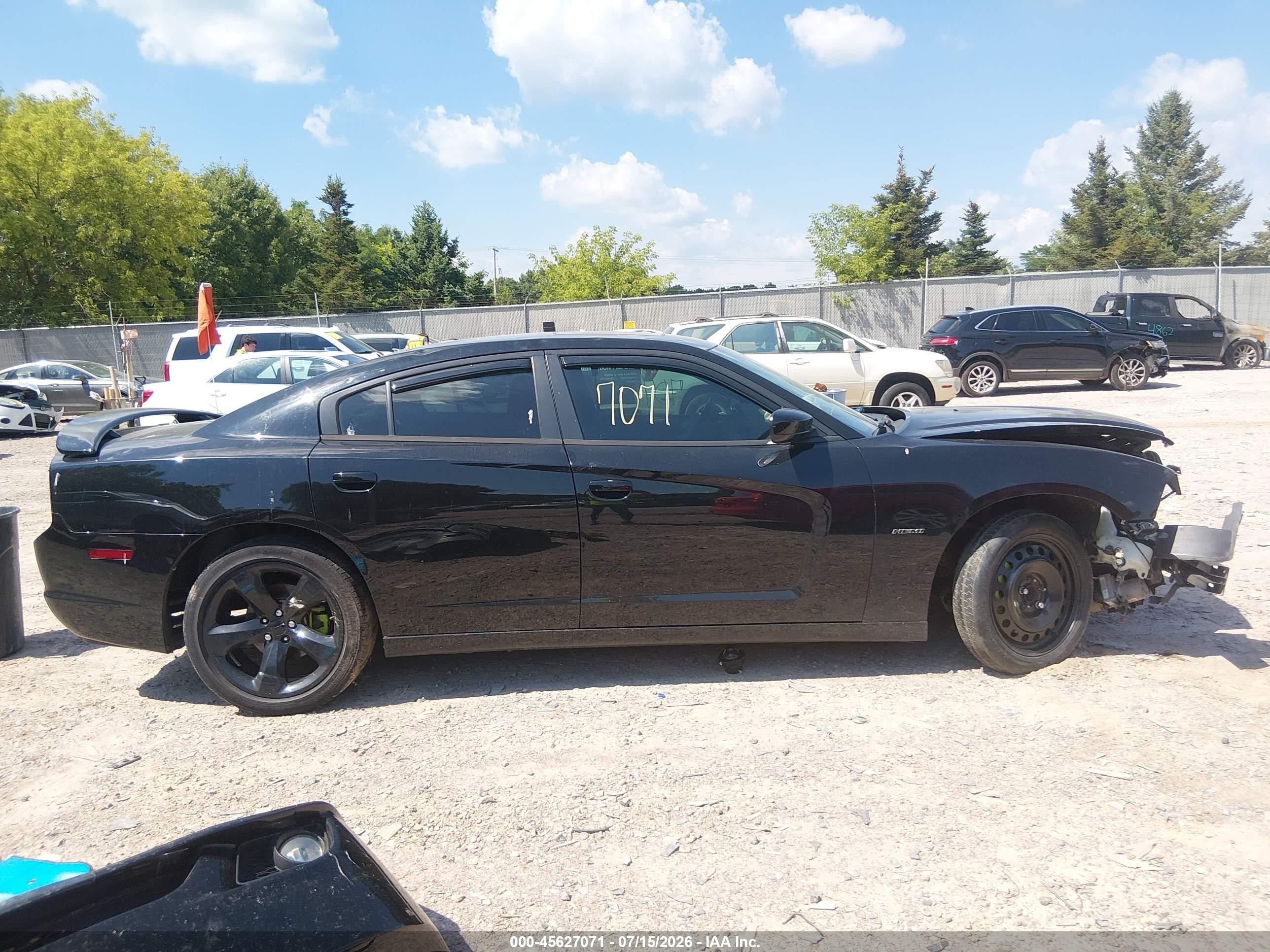 2013 Dodge Charger R/t Black vin: 2C3CDXCT0DH725555