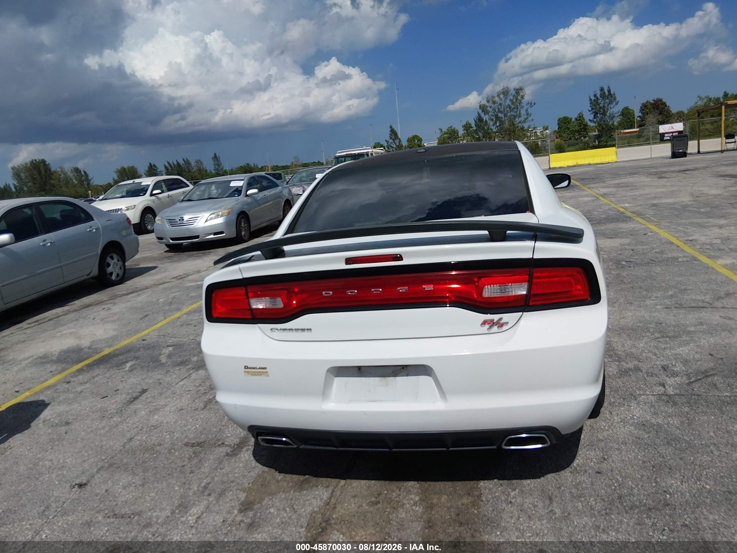 2013 Dodge Charger R/t Белый vin: 2C3CDXCT0DH730545