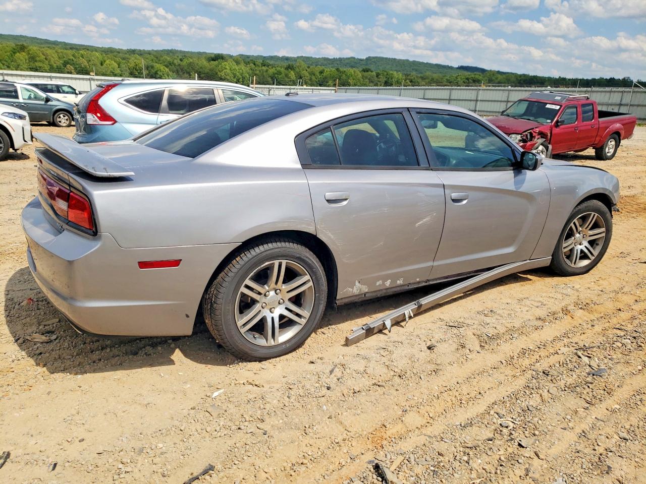 2014 Dodge Charger R Серебряный vin: 2C3CDXCT0EH213795