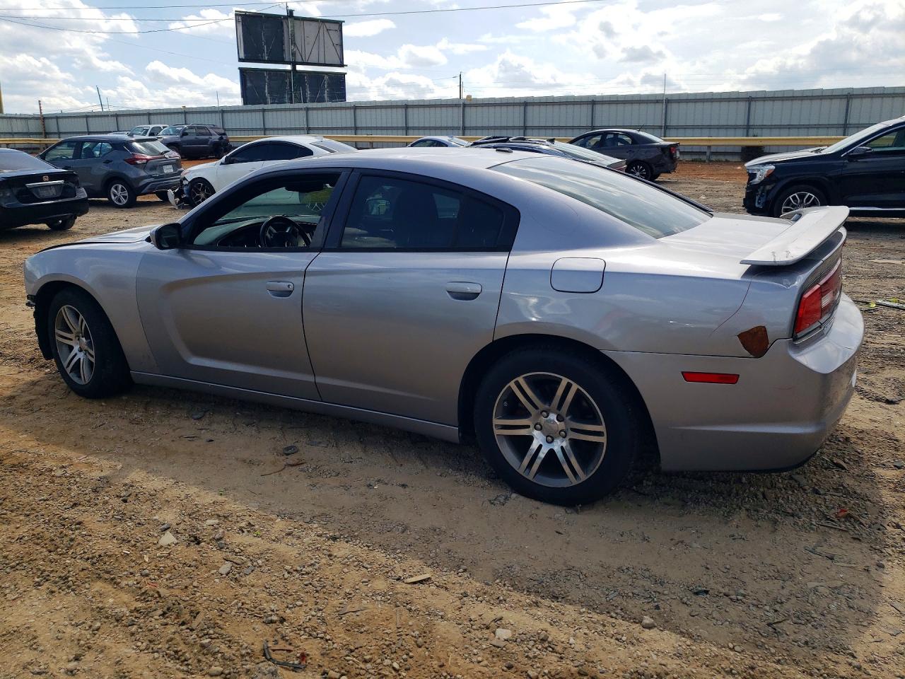 2014 Dodge Charger R Серебряный vin: 2C3CDXCT0EH213795