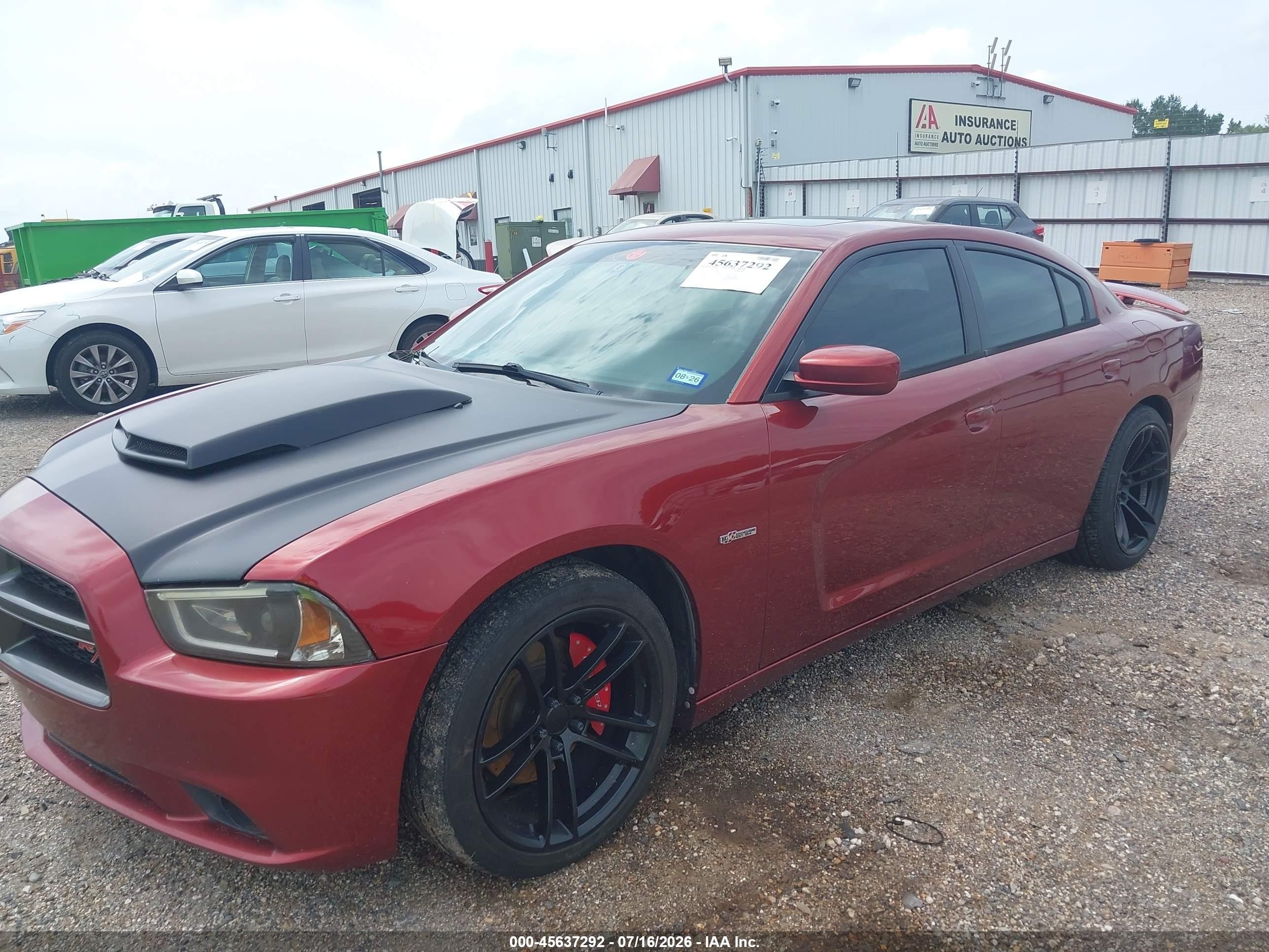2014 Dodge Charger R/t 100th Anniversary Burgundy vin: 2C3CDXCT0EH227051
