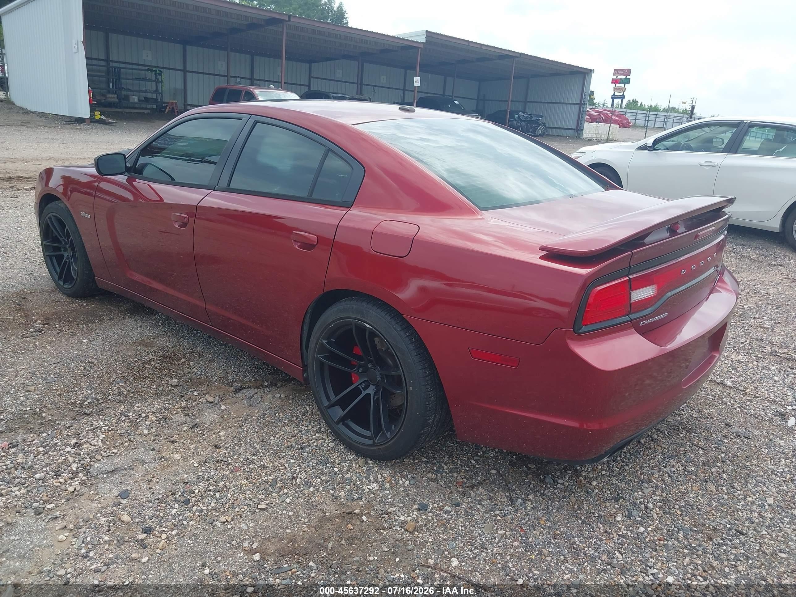 2014 Dodge Charger R/t 100th Anniversary Burgundy vin: 2C3CDXCT0EH227051