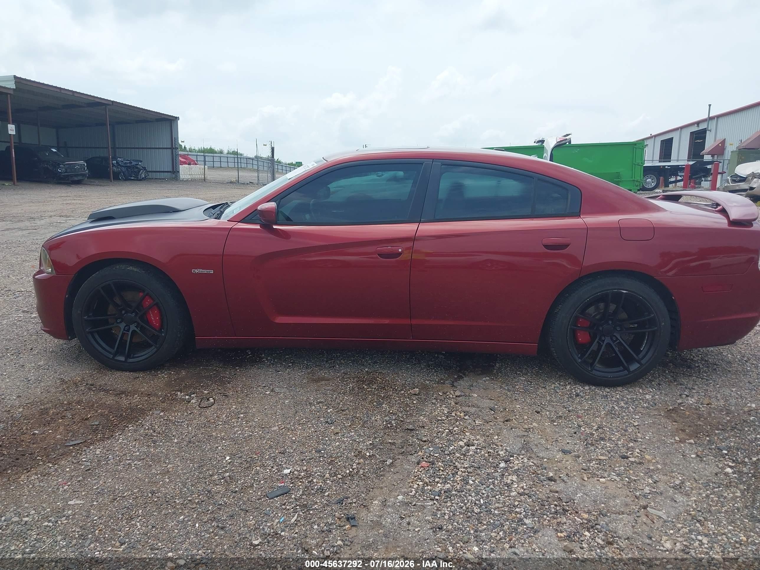 2014 Dodge Charger R/t 100th Anniversary Burgundy vin: 2C3CDXCT0EH227051