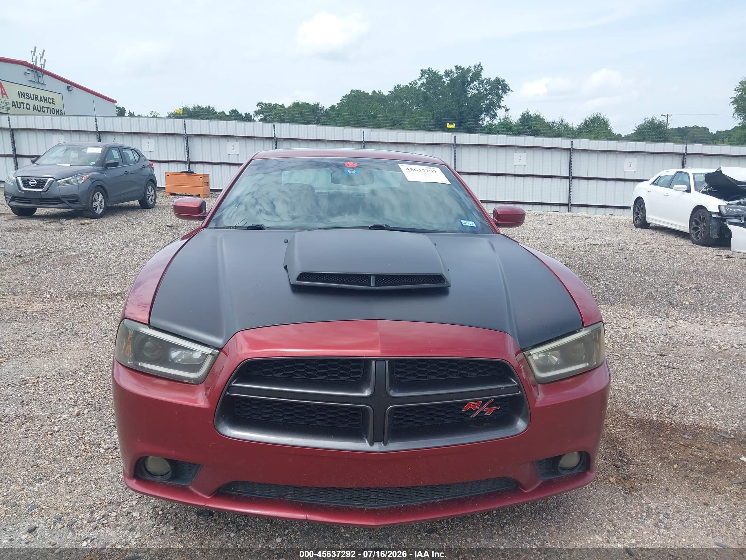 2014 Dodge Charger R/t 100th Anniversary Burgundy vin: 2C3CDXCT0EH227051