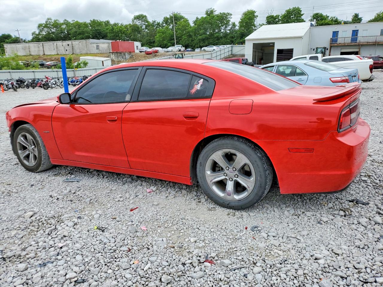 2014 Dodge Charger R Red vin: 2C3CDXCT0EH243475