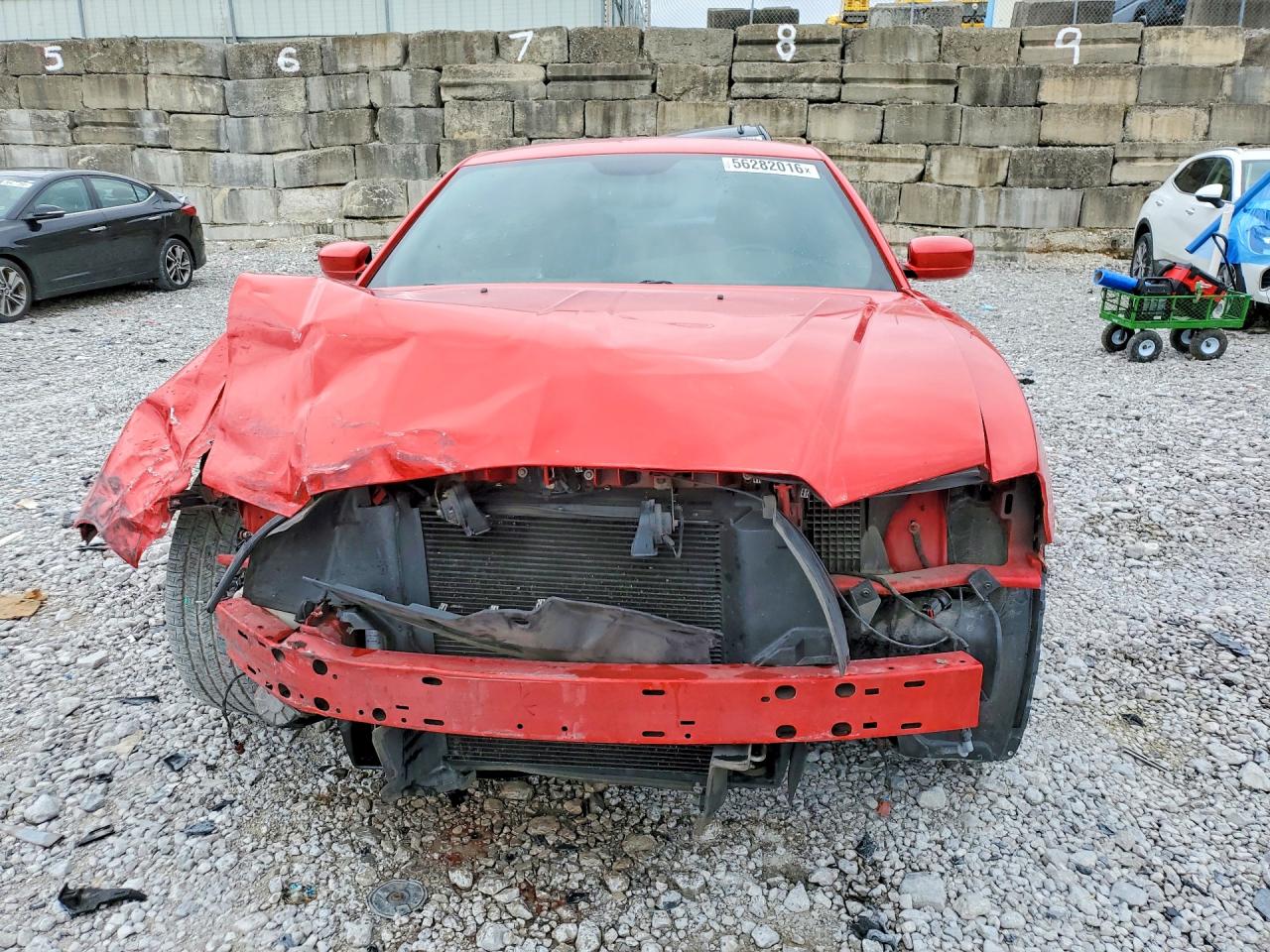 2014 Dodge Charger R Red vin: 2C3CDXCT0EH243475