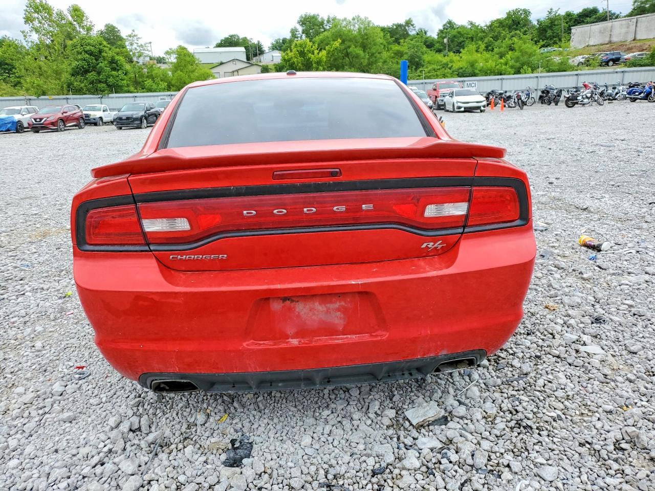 2014 Dodge Charger R Red vin: 2C3CDXCT0EH243475