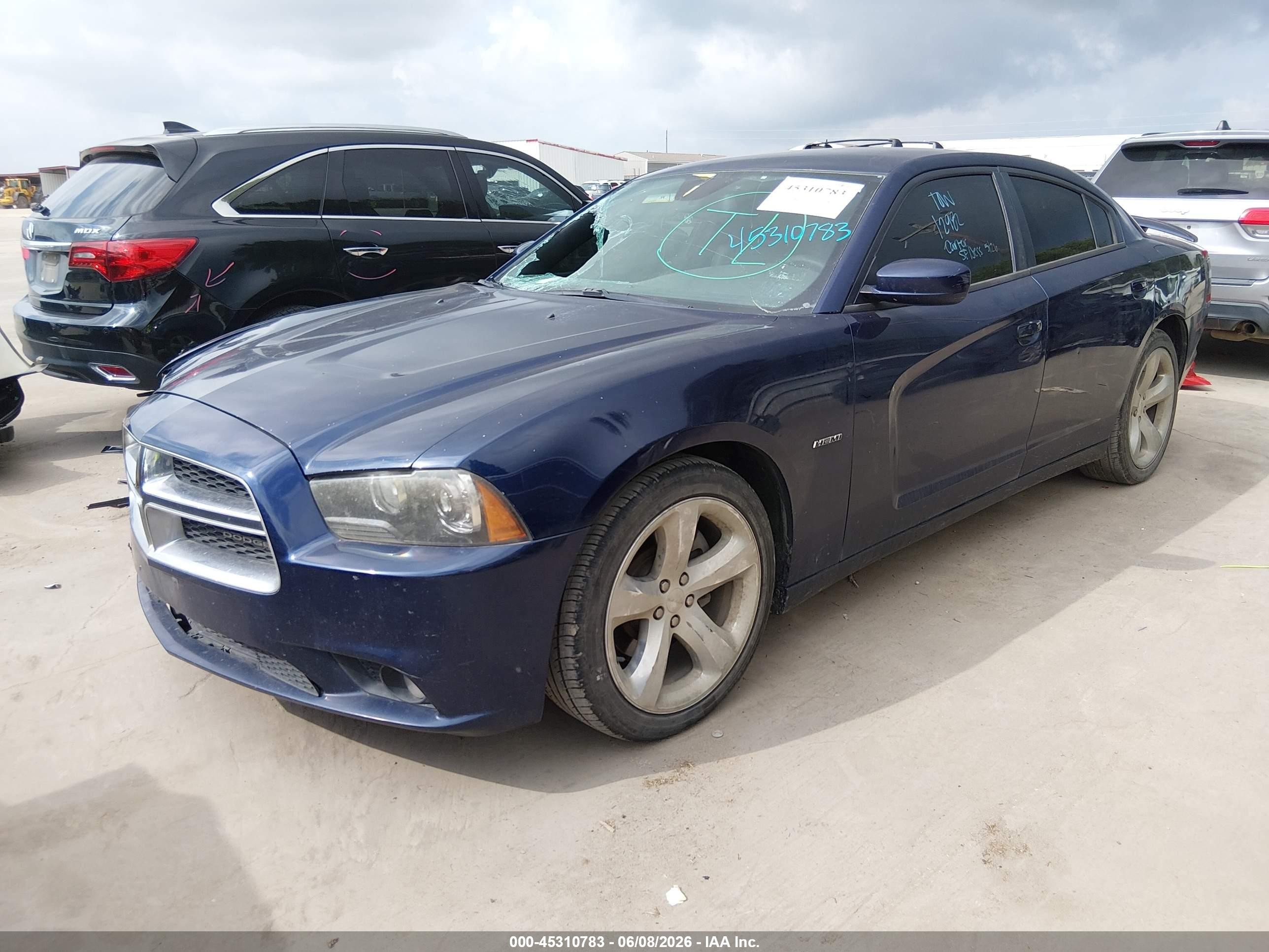 2014 Dodge Charger R/t Max Dark Blue vin: 2C3CDXCT0EH250443