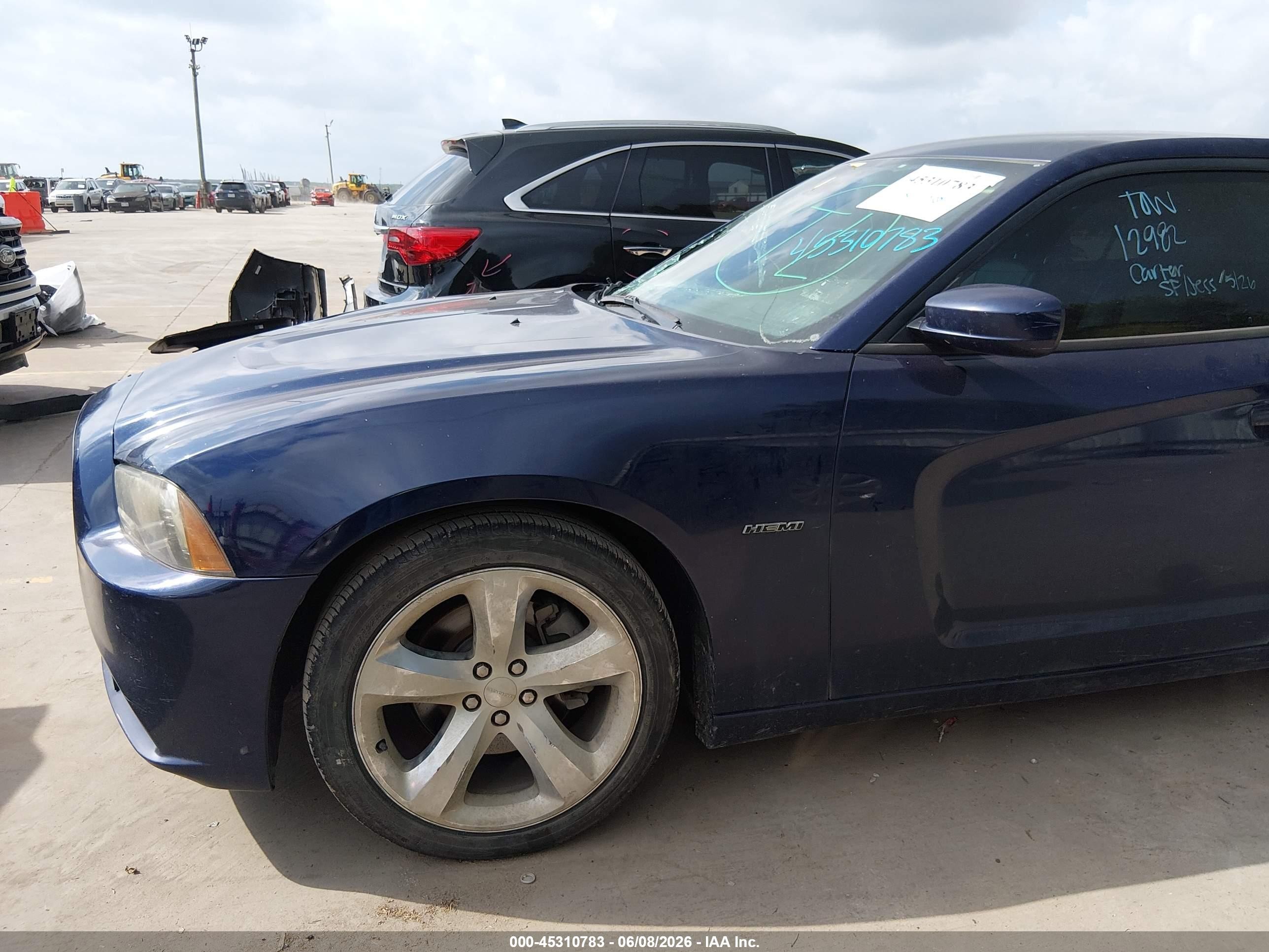 2014 Dodge Charger R/t Max Dark Blue vin: 2C3CDXCT0EH250443