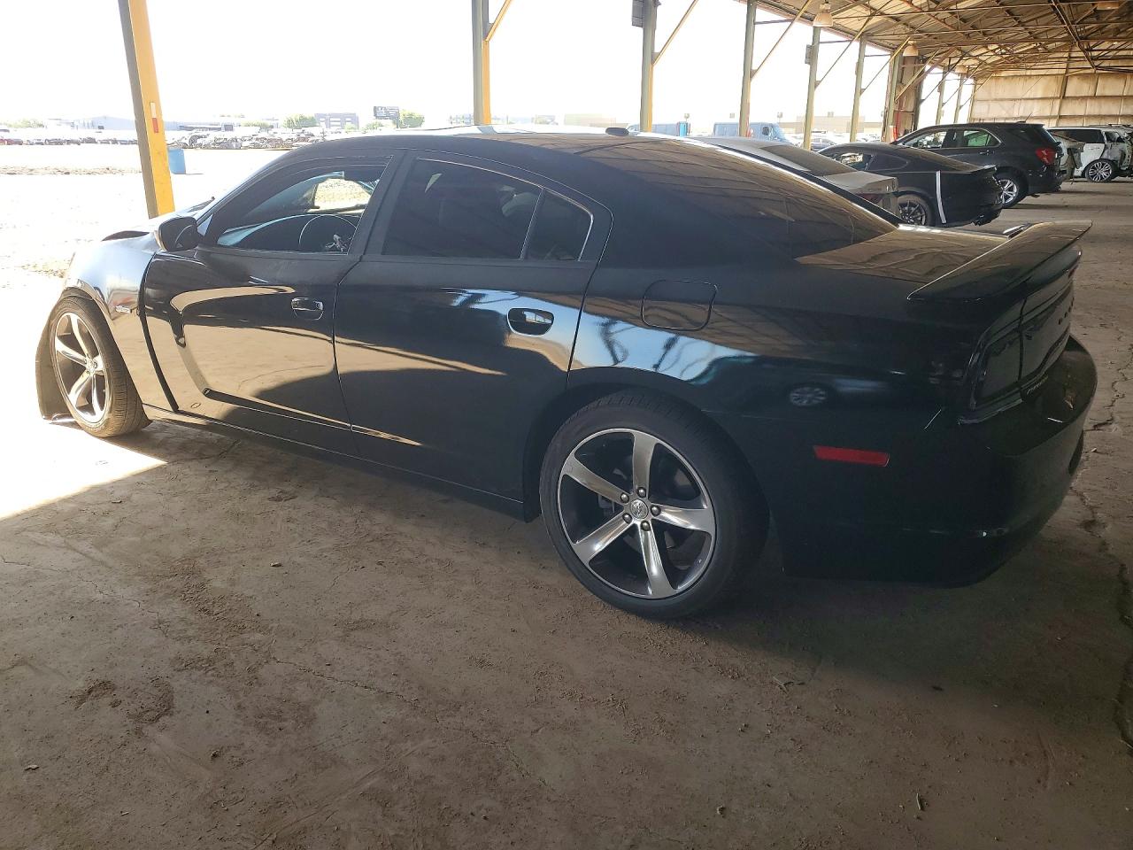 2014 Dodge Charger R Black vin: 2C3CDXCT0EH253746