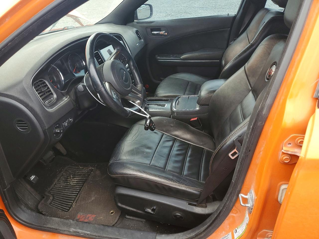 2014 Dodge Charger R/t Orange vin: 2C3CDXCT0EH311595