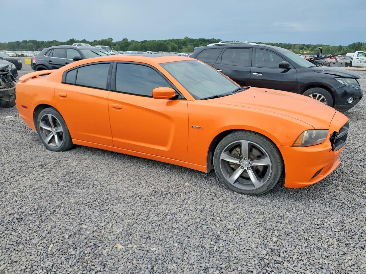 2014 Dodge Charger R/t Orange vin: 2C3CDXCT0EH311595
