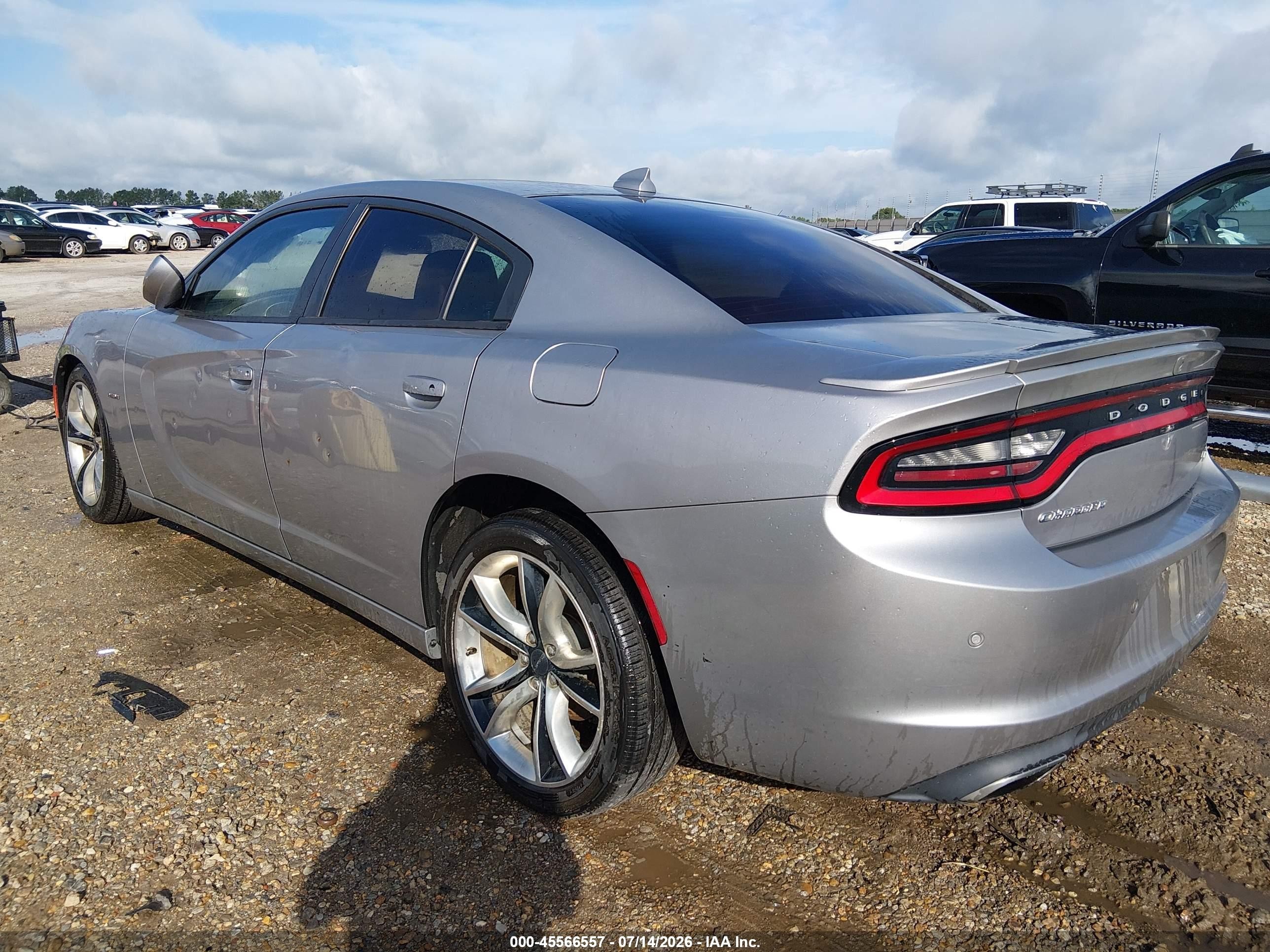 2015 Dodge Charger R/t Серебряный vin: 2C3CDXCT0FH729057