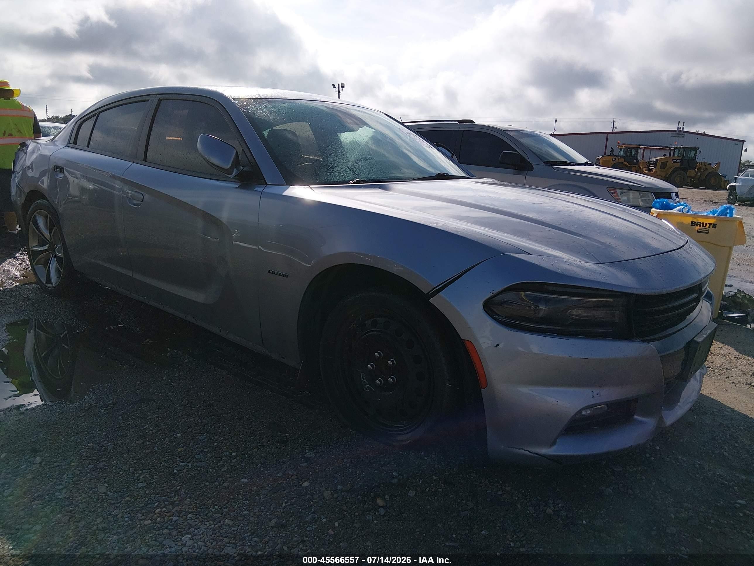 2015 Dodge Charger R/t Серебряный vin: 2C3CDXCT0FH729057