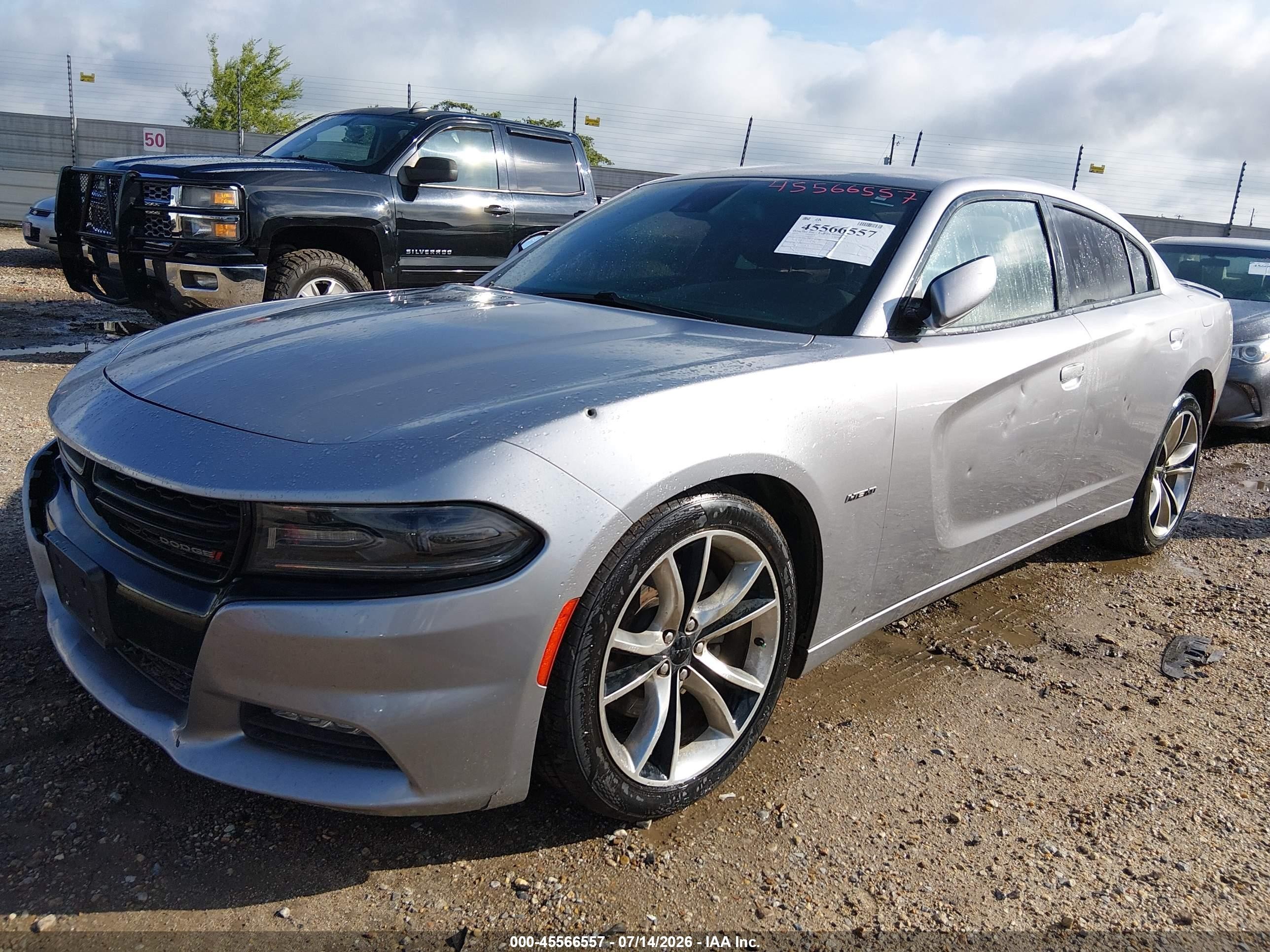 2015 Dodge Charger R/t Серебряный vin: 2C3CDXCT0FH729057