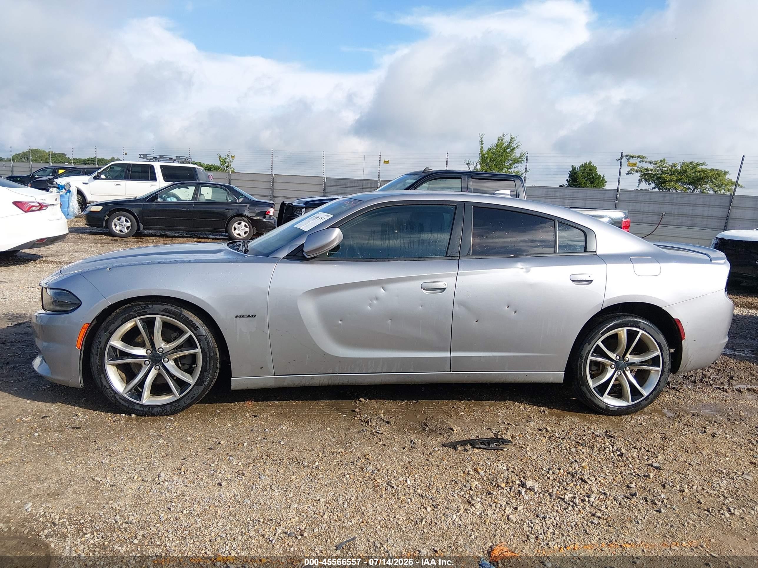 2015 Dodge Charger R/t Серебряный vin: 2C3CDXCT0FH729057