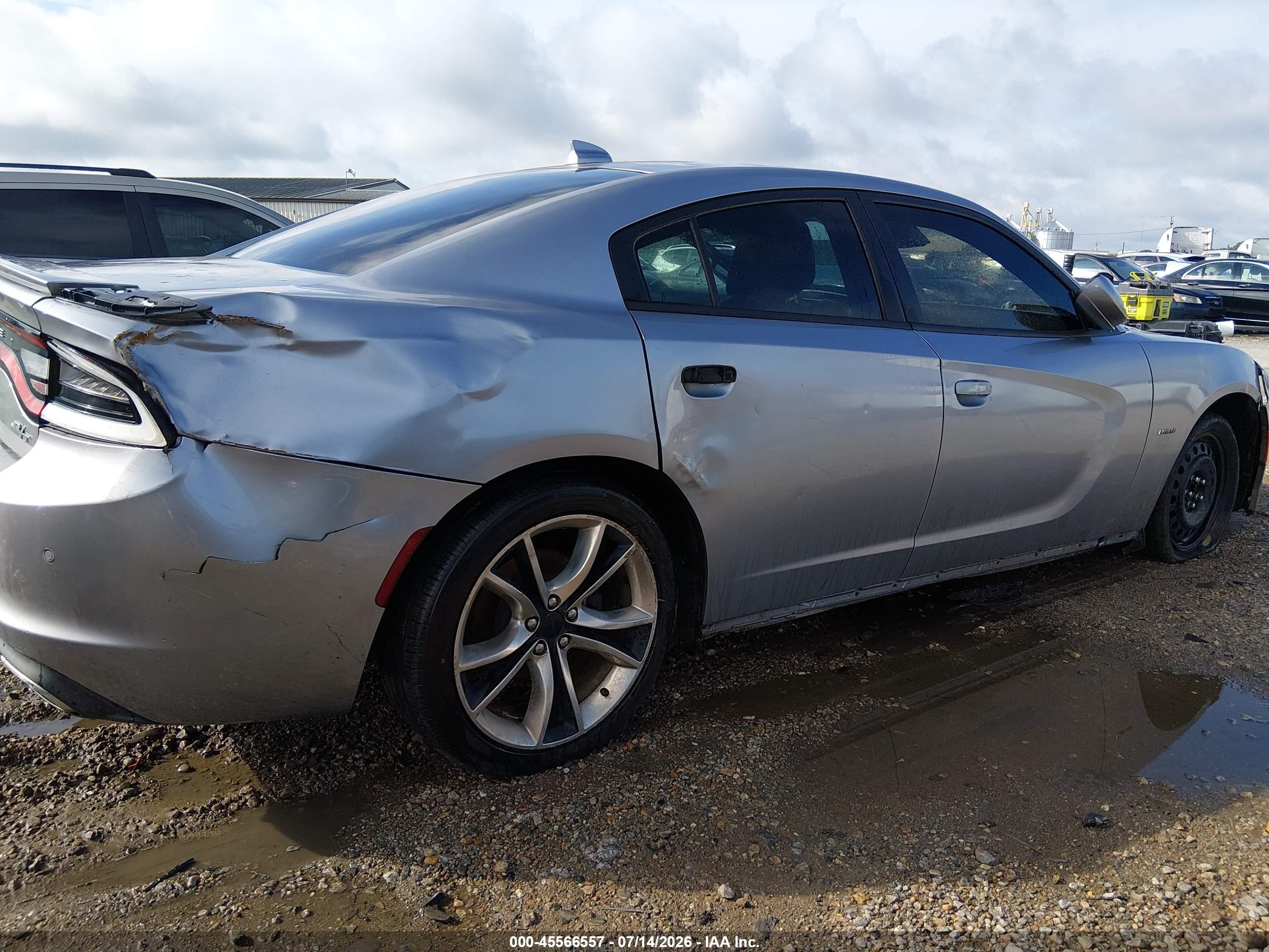 2015 Dodge Charger R/t Серебряный vin: 2C3CDXCT0FH729057