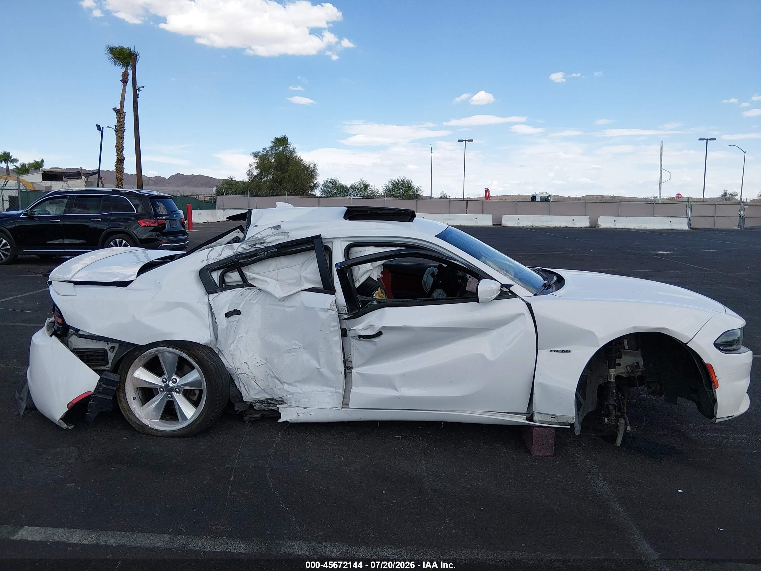 2015 Dodge Charger Road/track White vin: 2C3CDXCT0FH765413