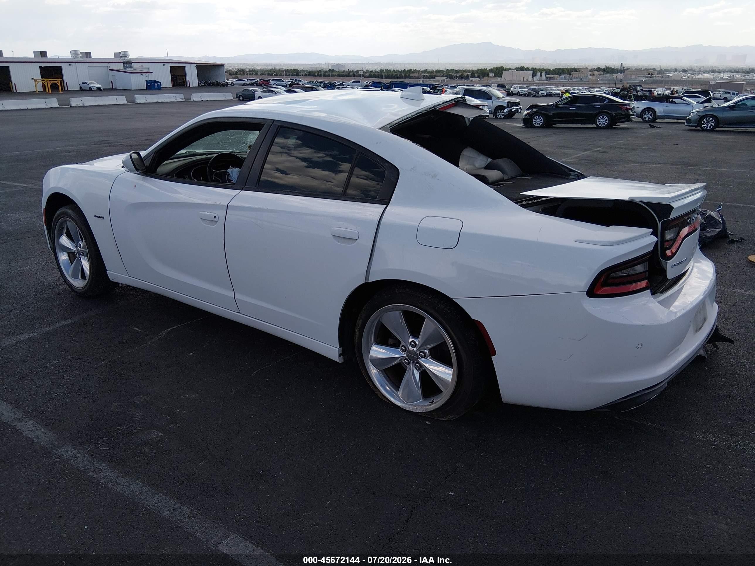 2015 Dodge Charger Road/track White vin: 2C3CDXCT0FH765413