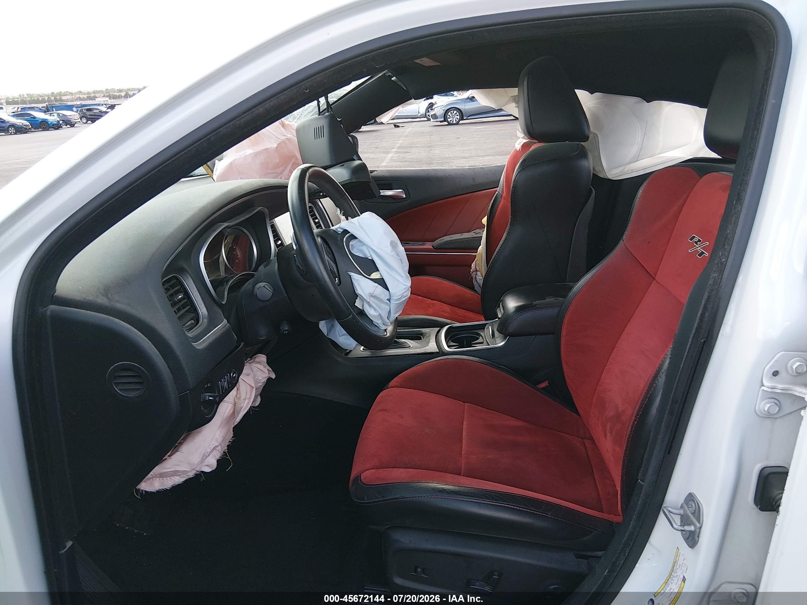 2015 Dodge Charger Road/track White vin: 2C3CDXCT0FH765413