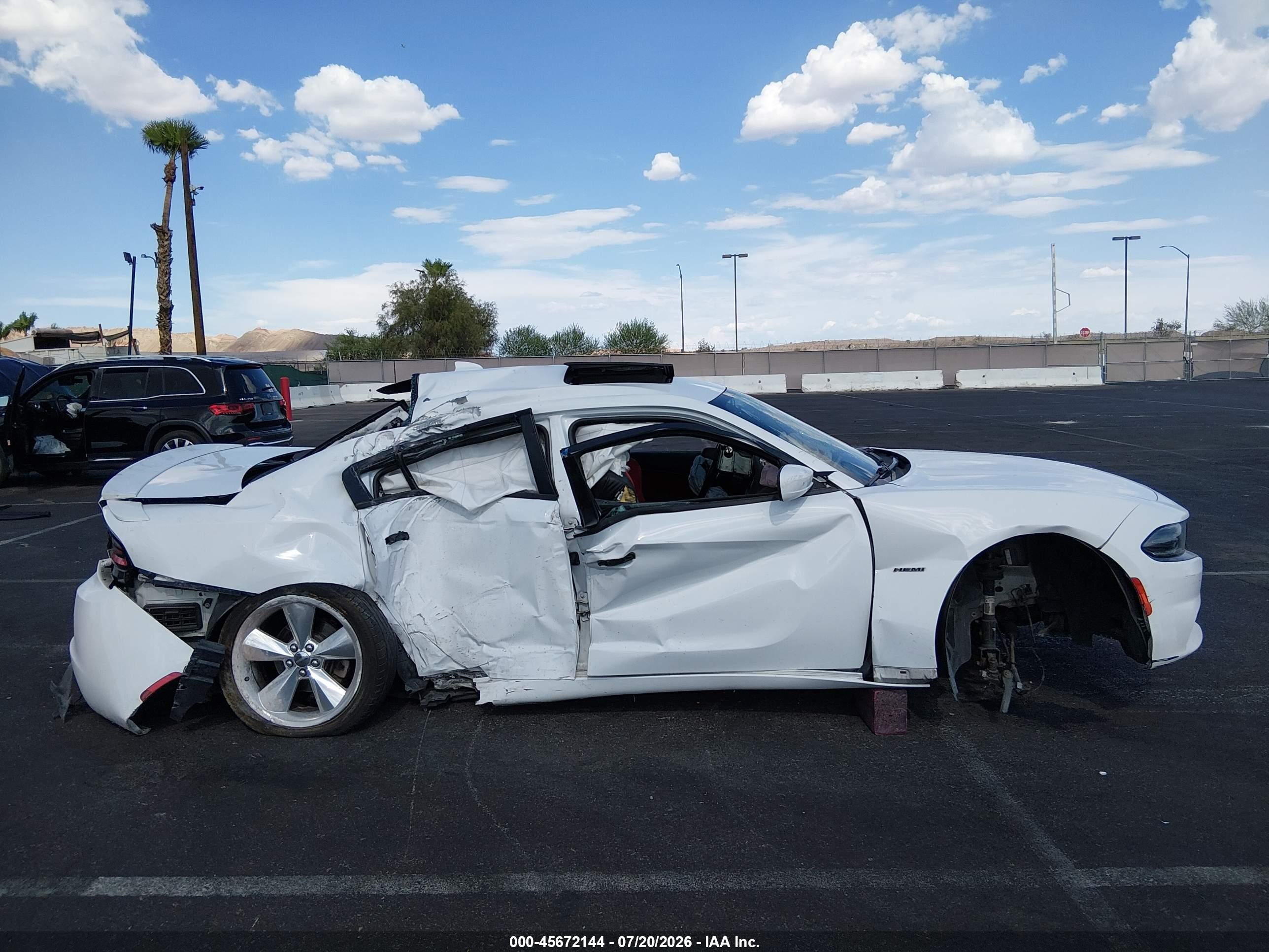 2015 Dodge Charger Road/track White vin: 2C3CDXCT0FH765413