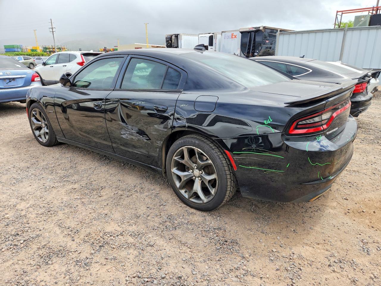 2015 Dodge Charger R/t Black vin: 2C3CDXCT0FH769073