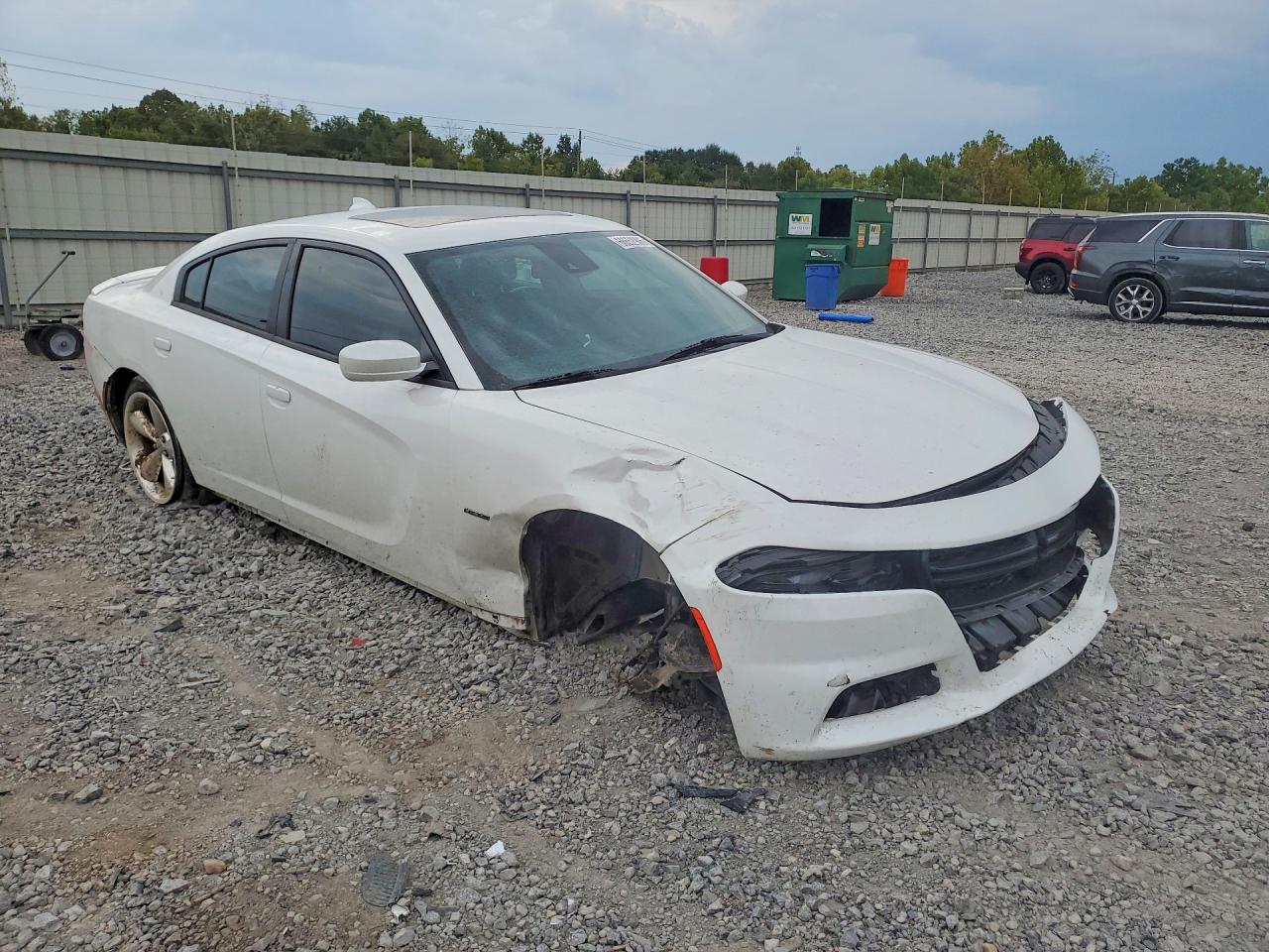 2015 Dodge Charger R/t White vin: 2C3CDXCT0FH816943