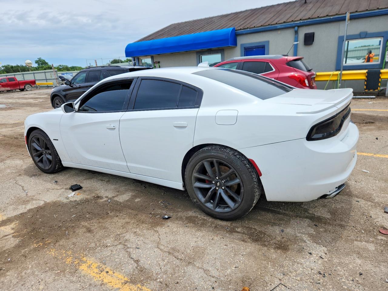 2015 Dodge Charger R White vin: 2C3CDXCT0FH871506