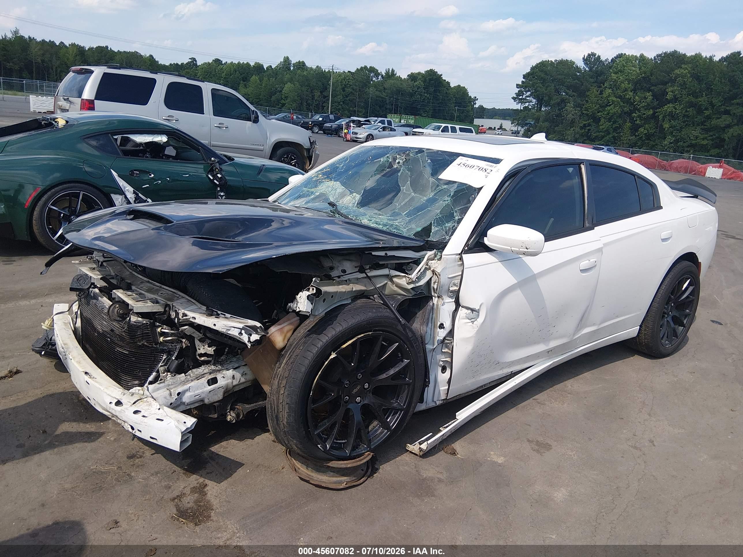 2015 Dodge Charger R/t Белый vin: 2C3CDXCT0FH879525