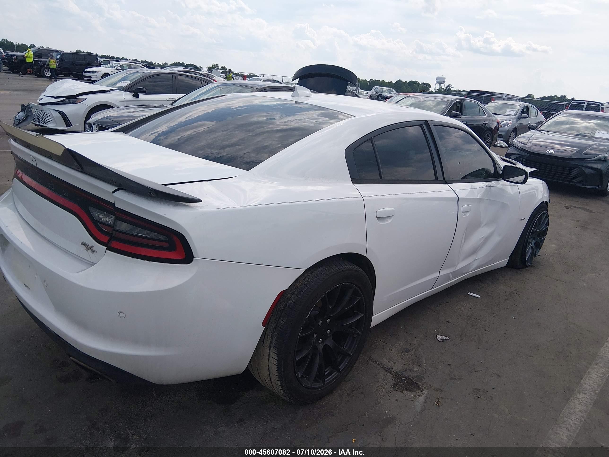 2015 Dodge Charger R/t Белый vin: 2C3CDXCT0FH879525